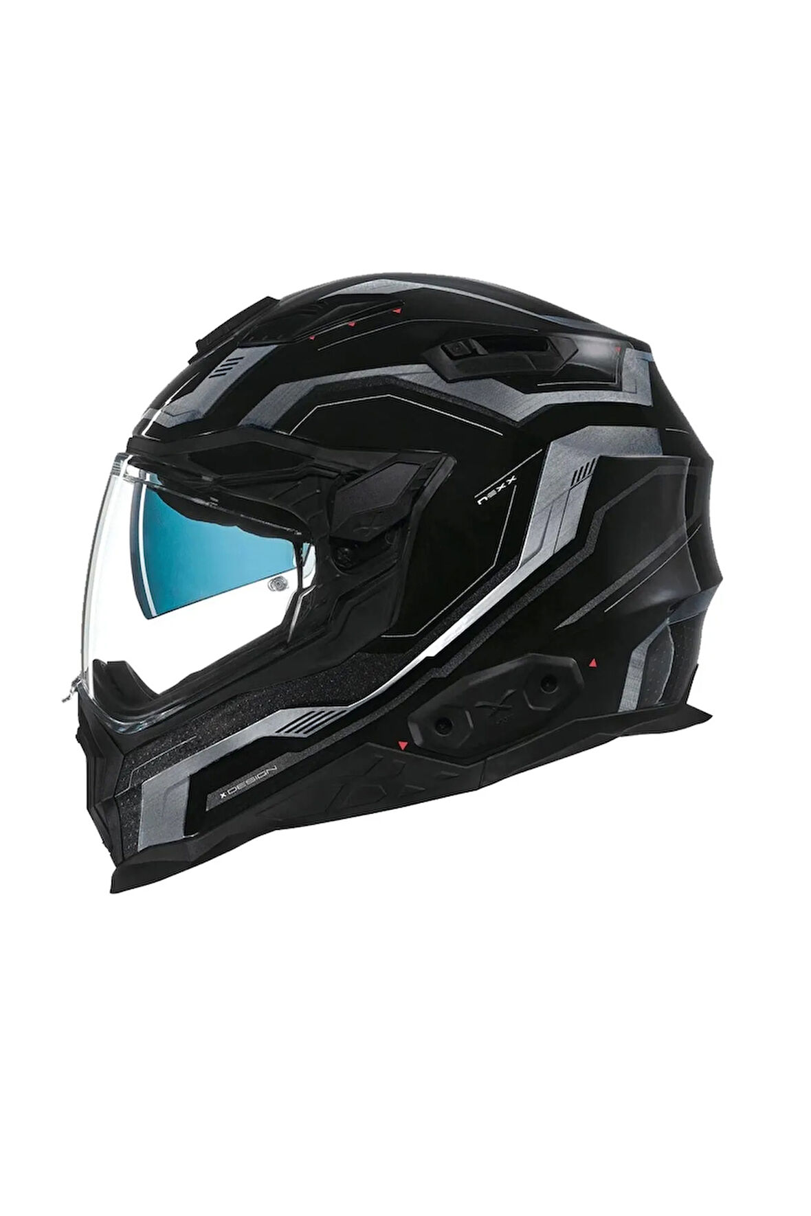 X.wst 2 Supercell Siyah-gri Kask