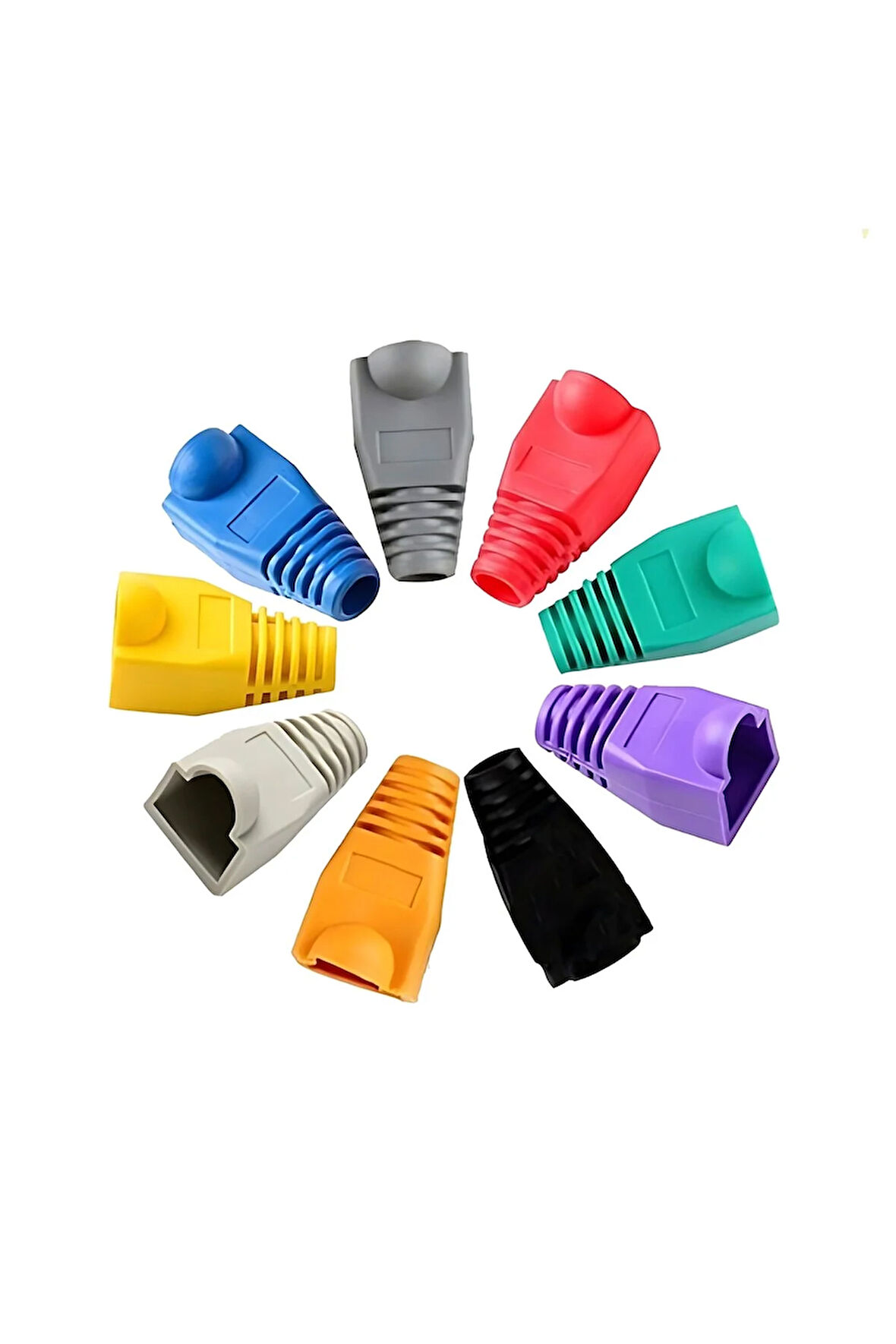 MN6 M107kb Rj45 Kılıf/200 Adet-cat6 Cat6e Cat5 Cat5e Uyumlu/rj45 Siyah Kılıf Boot-rj45 Cat5 Cat6 Kılıf