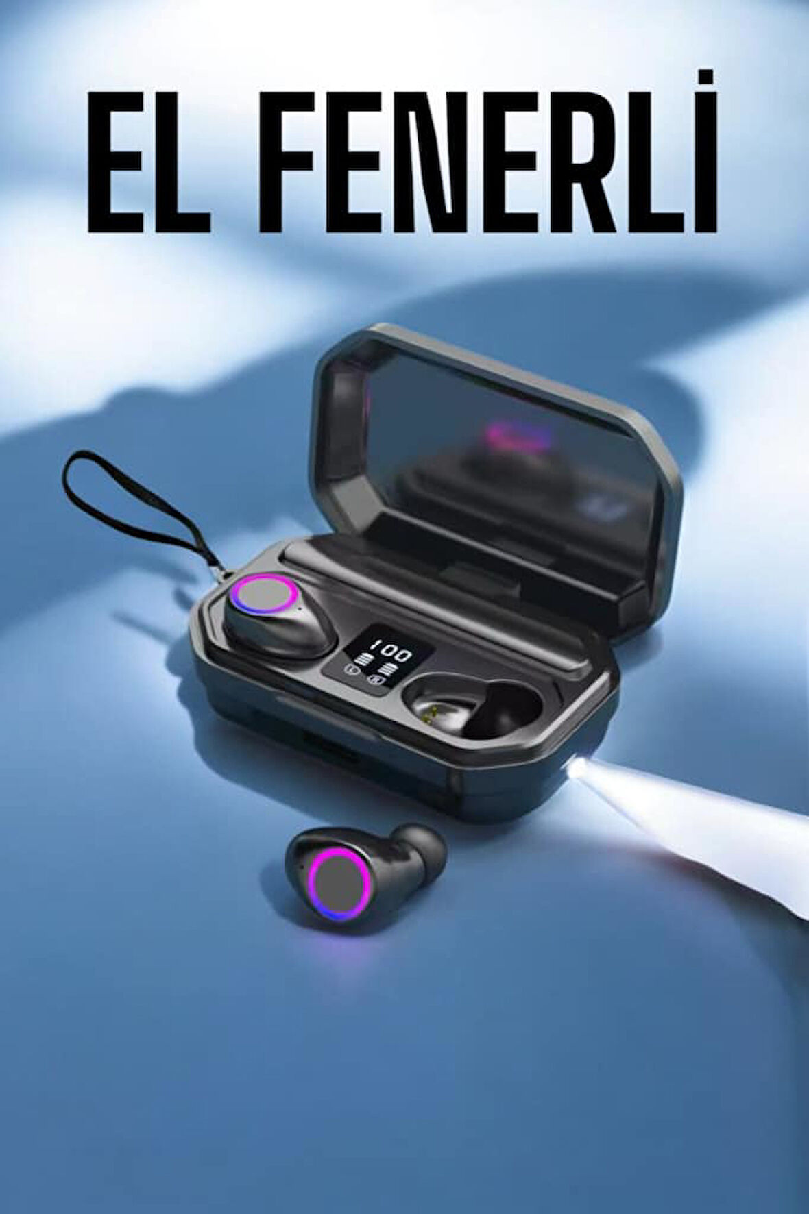 Android Uyumu ile Powerbank Bluetooth Kulaklık M12