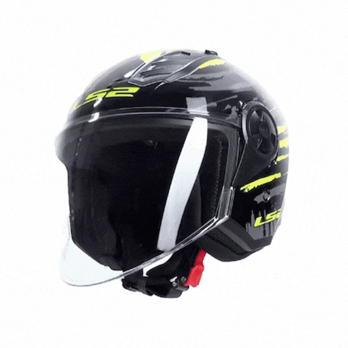 Ls2 Airflow 2 Brush Siyah Neon Sarı