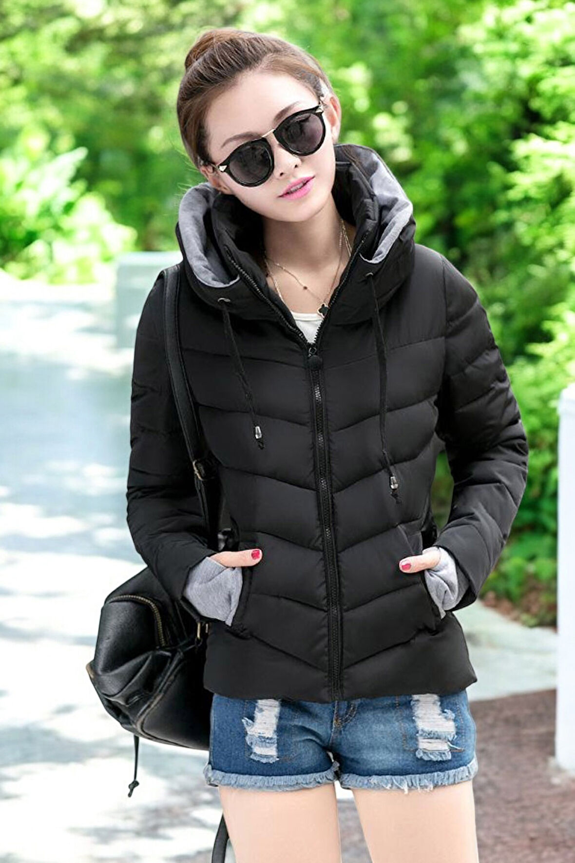 Günlük Kısa Kışlık Şişme Kadın Mont