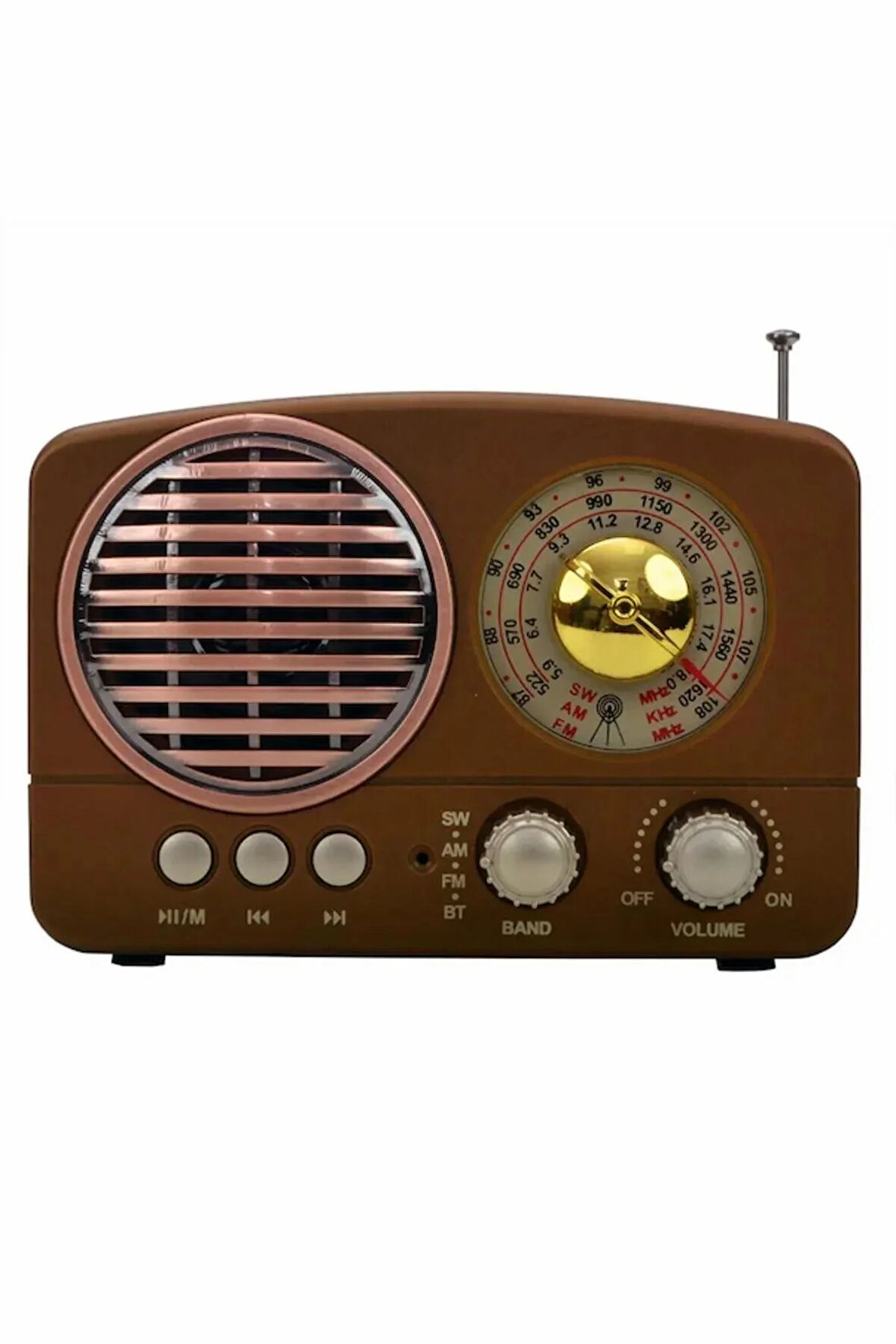 Nostaljik Fm Radyo Bluetooth-Usb-Retro Meier M161-Bt