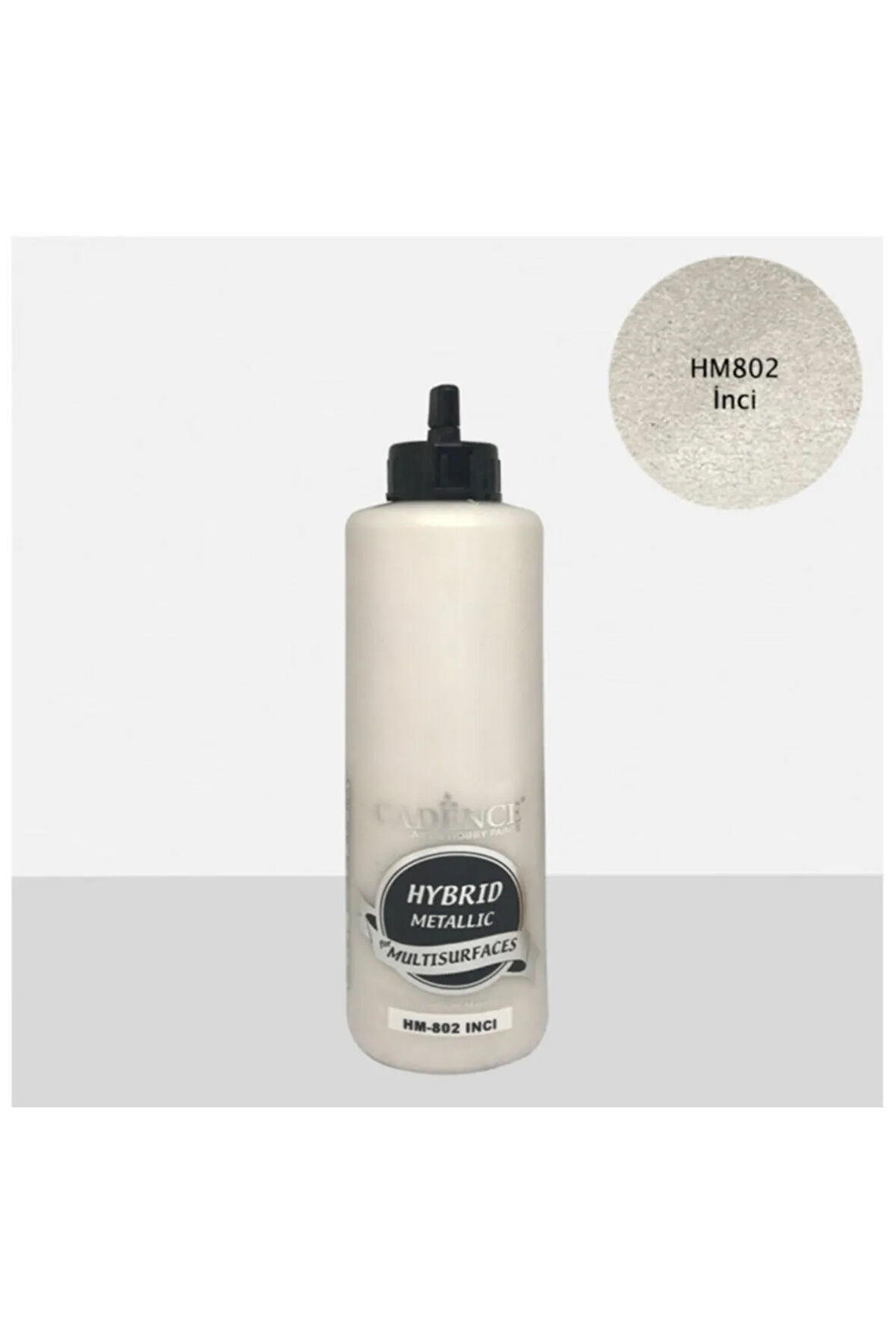Hibrit Metalik Multisurface Akrilik Boya 500 Ml Hm802 Inci