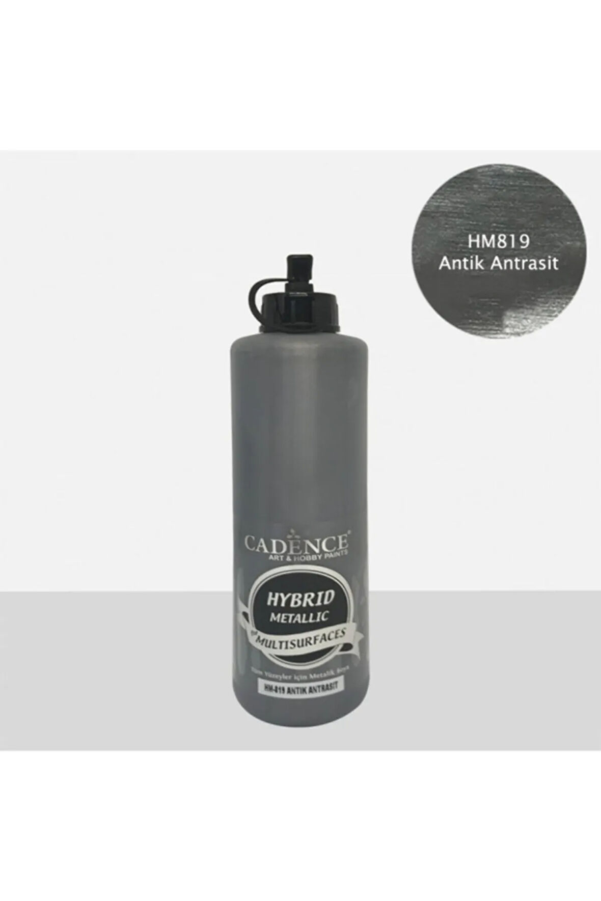 Hm819 Metalik Antik Antrasit - Multisurfaces 500ml