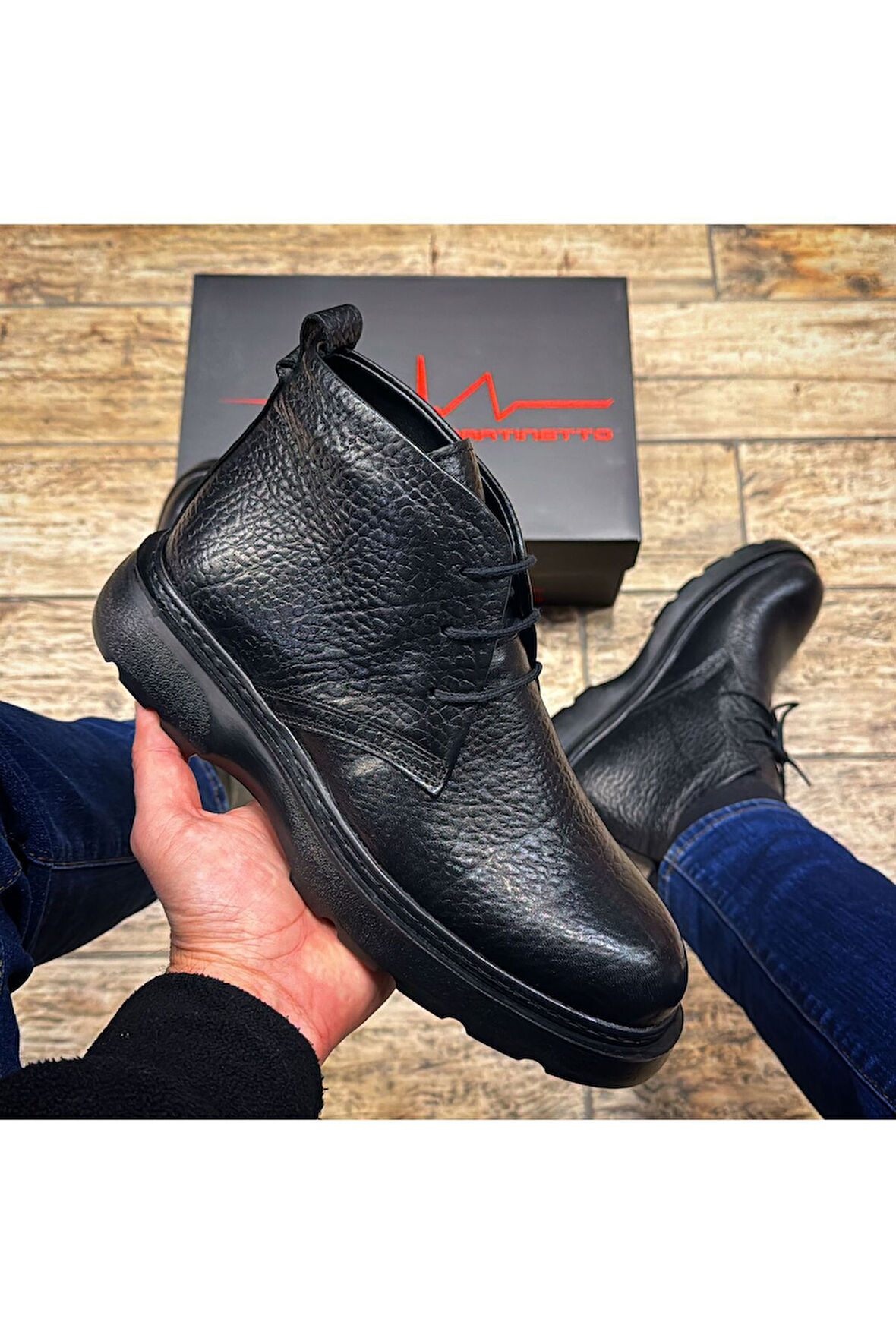 ERKEK HAKİKİ DERİ SOĞUK GEÇİRMEZ KIŞLIK GÜNLÜK BOT   26112024