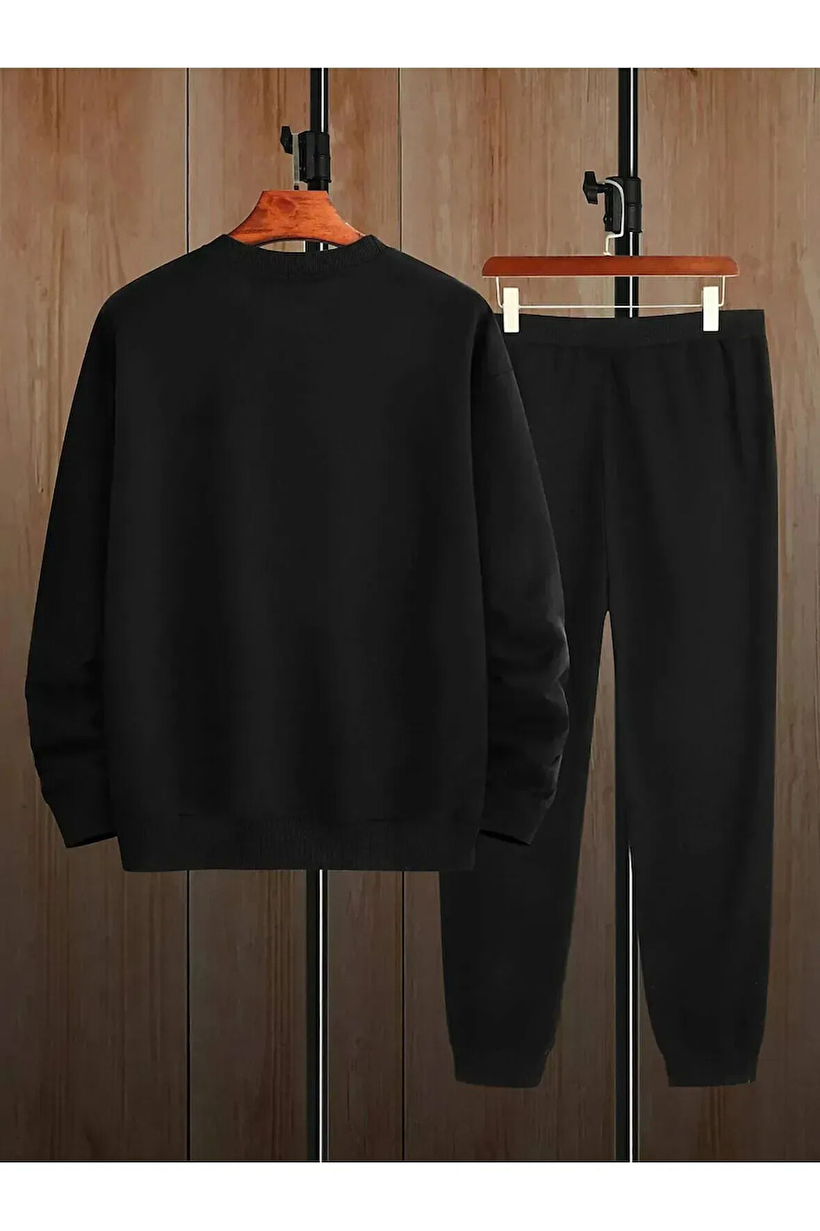 Uyuyan Ricky Baskılı Unisex Sweatshirt Alt-üst Takım