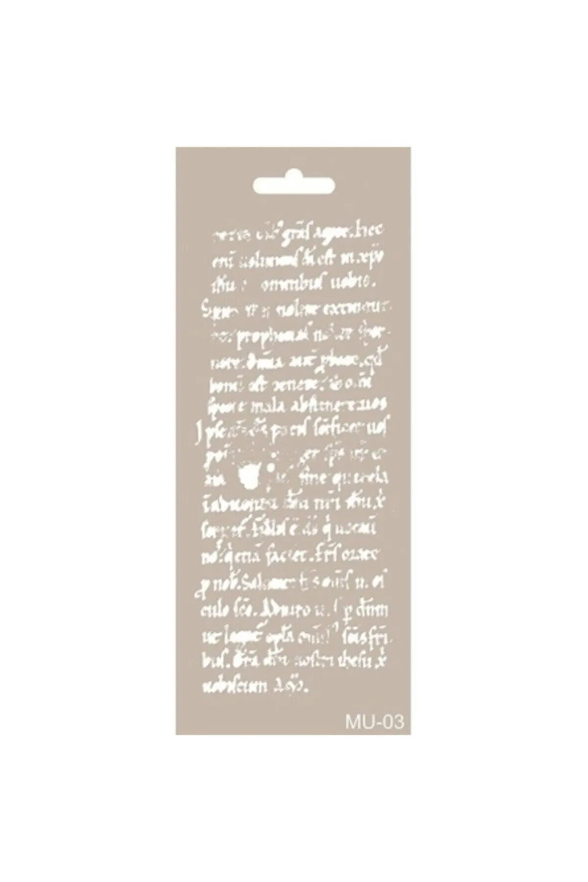 Mu03 Mix Media Stencil