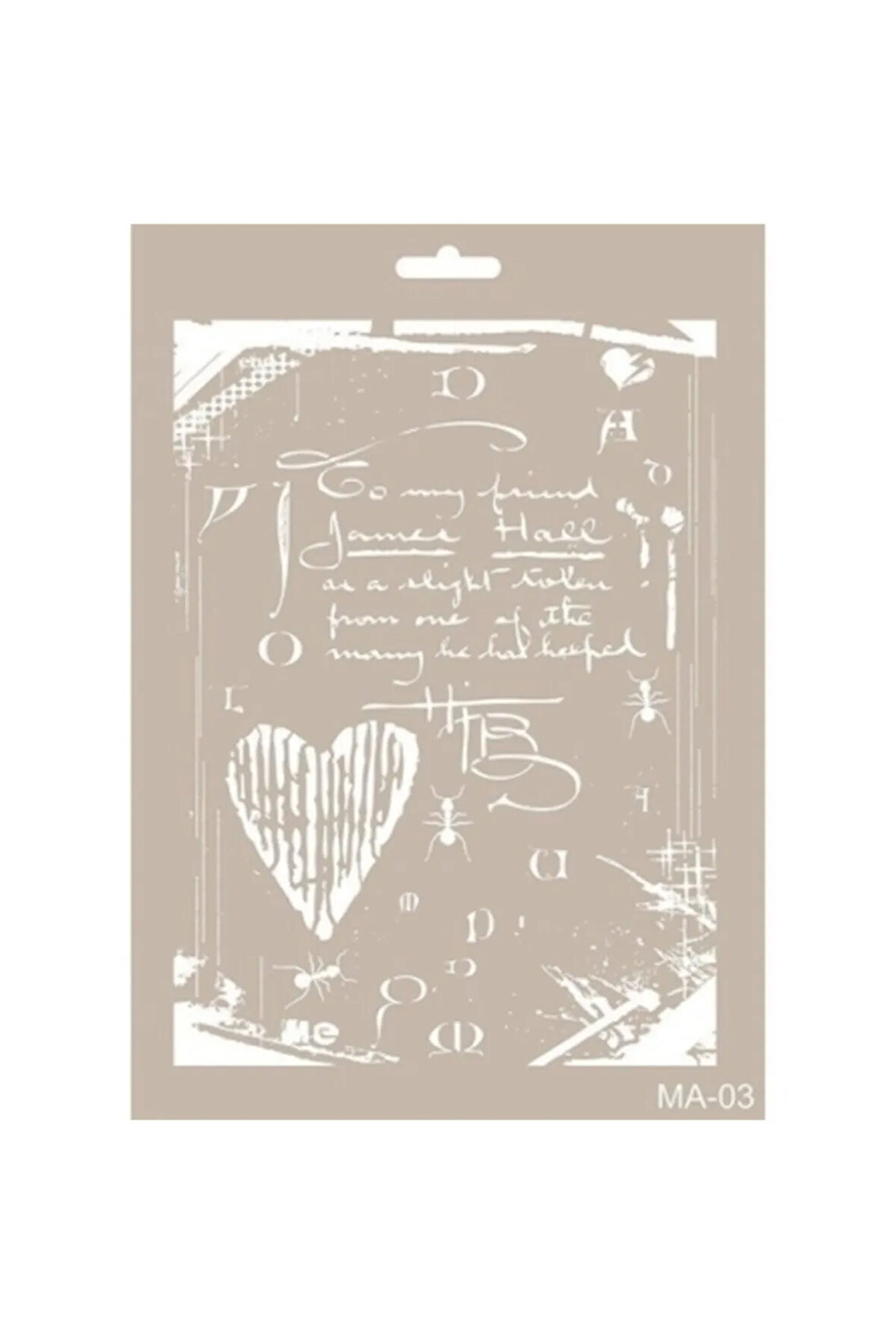 Ma03 Mix Media Stencil