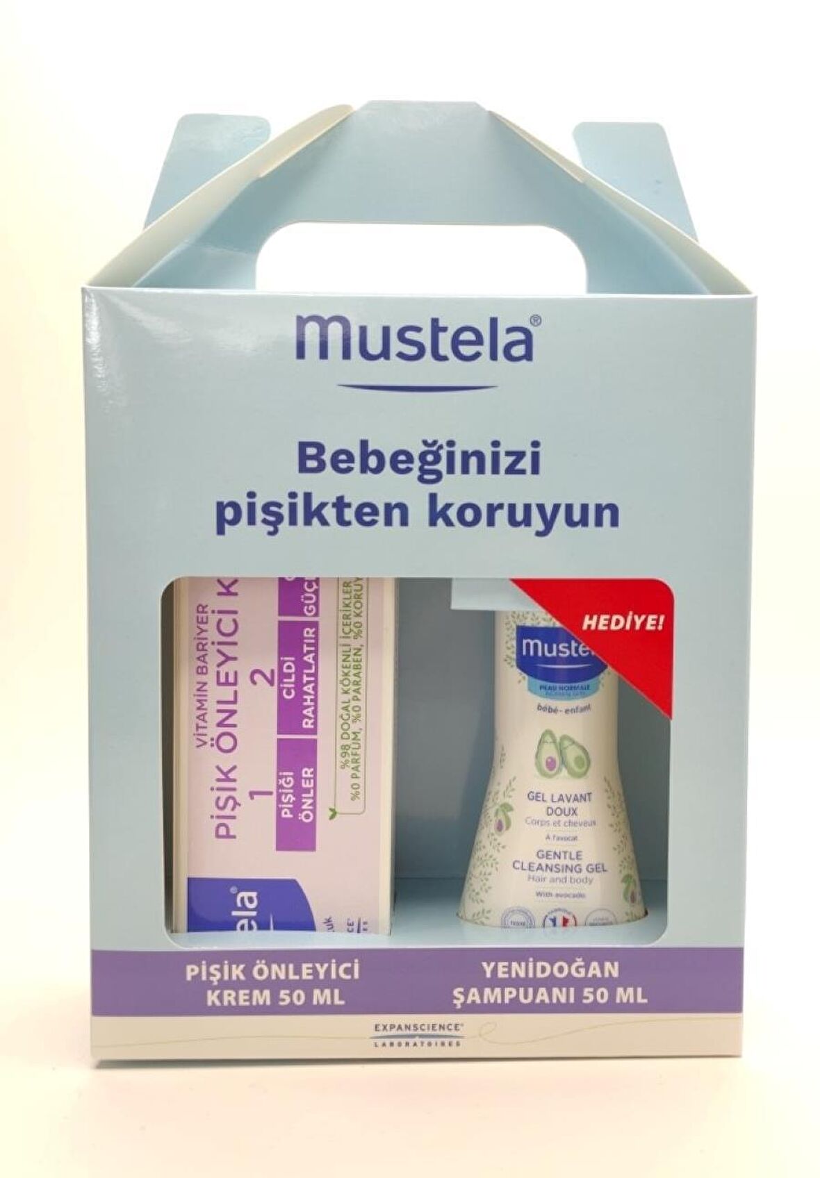 Vitamin Barrier 1.2.3 Pişik Kremi 50 ml + Yenidoğan Şampuan 50 ml Hediyeli