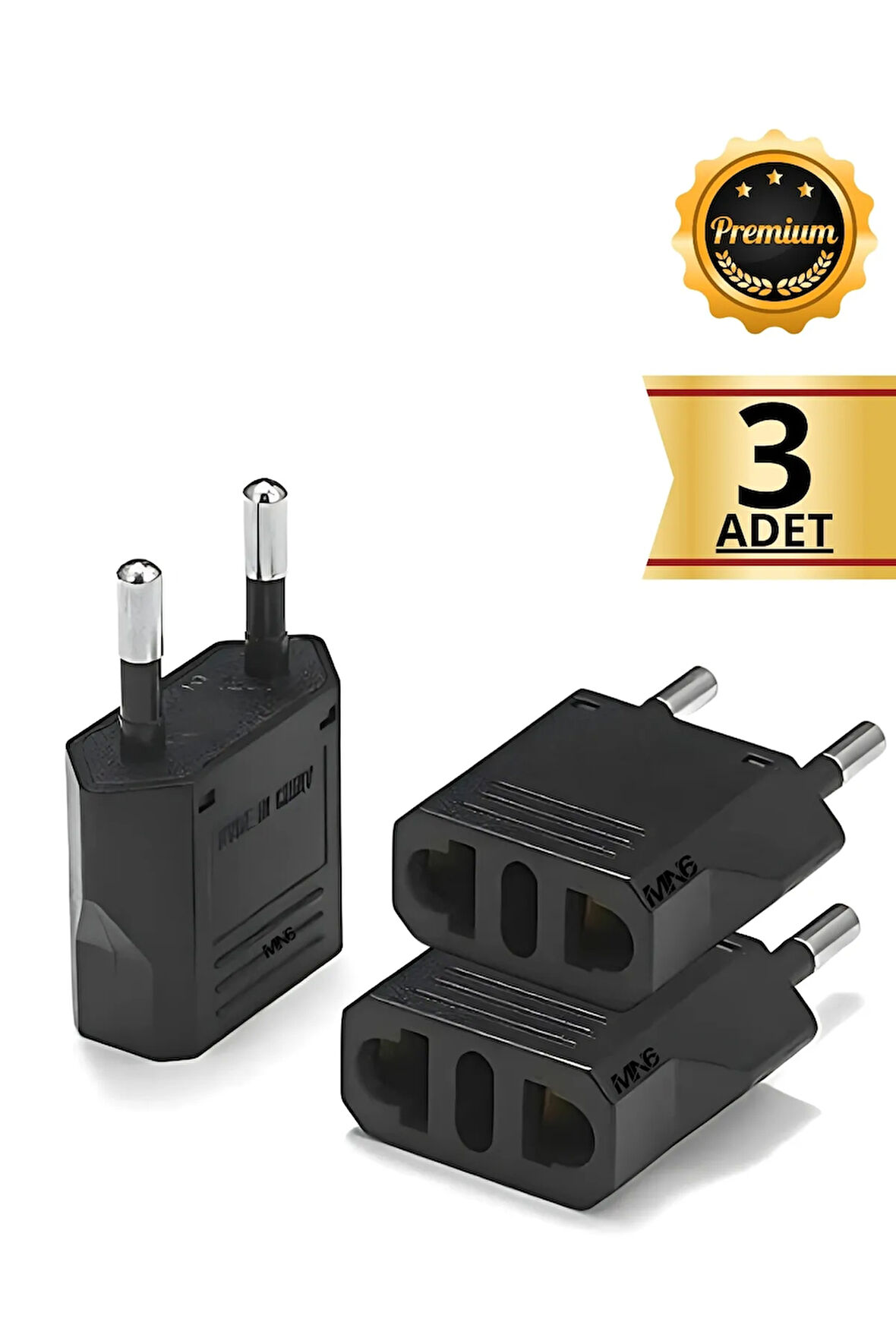 MN6 M22 Priz Donusturucu Tipi Amerikan-3 Adet-A-kalite.avrupa Priz.şarj Aleti Fiş Dönüştürücü