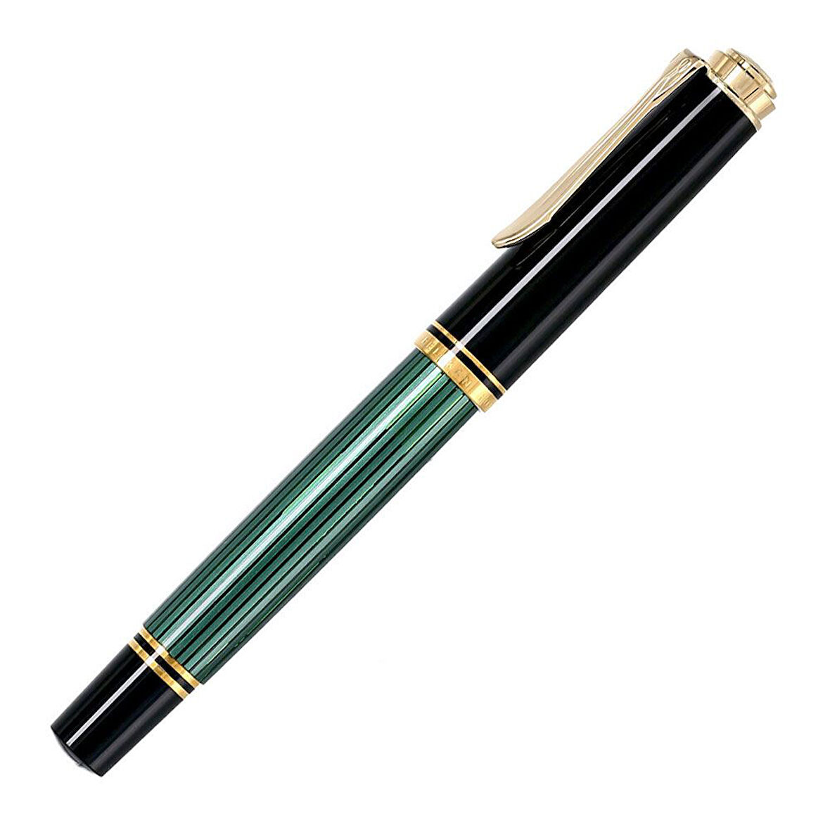 Pelikan Souveran M400 Dolma Kalem Siyah-Yeşil EF Uç