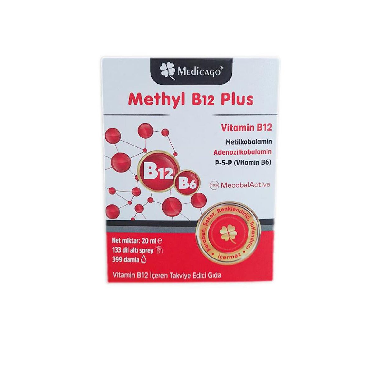 Methyl B12 Plus Sprey Takviye Edici Gıda 20ml