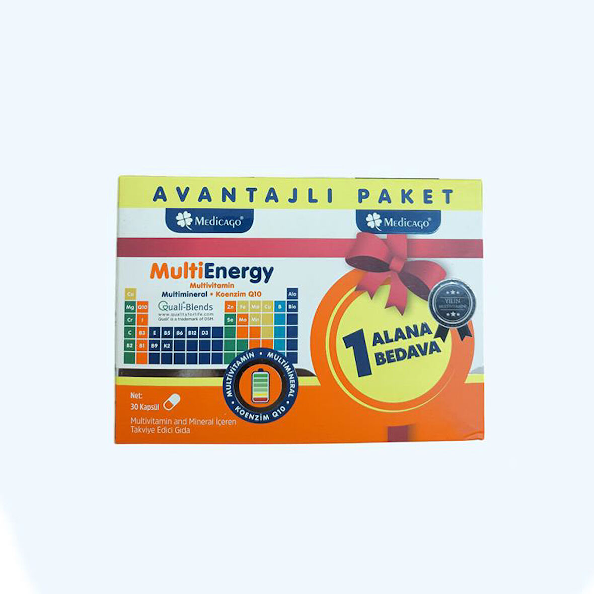 Medicago MultiEnergy 60 Kapsül 1 Alana 1 Bedava