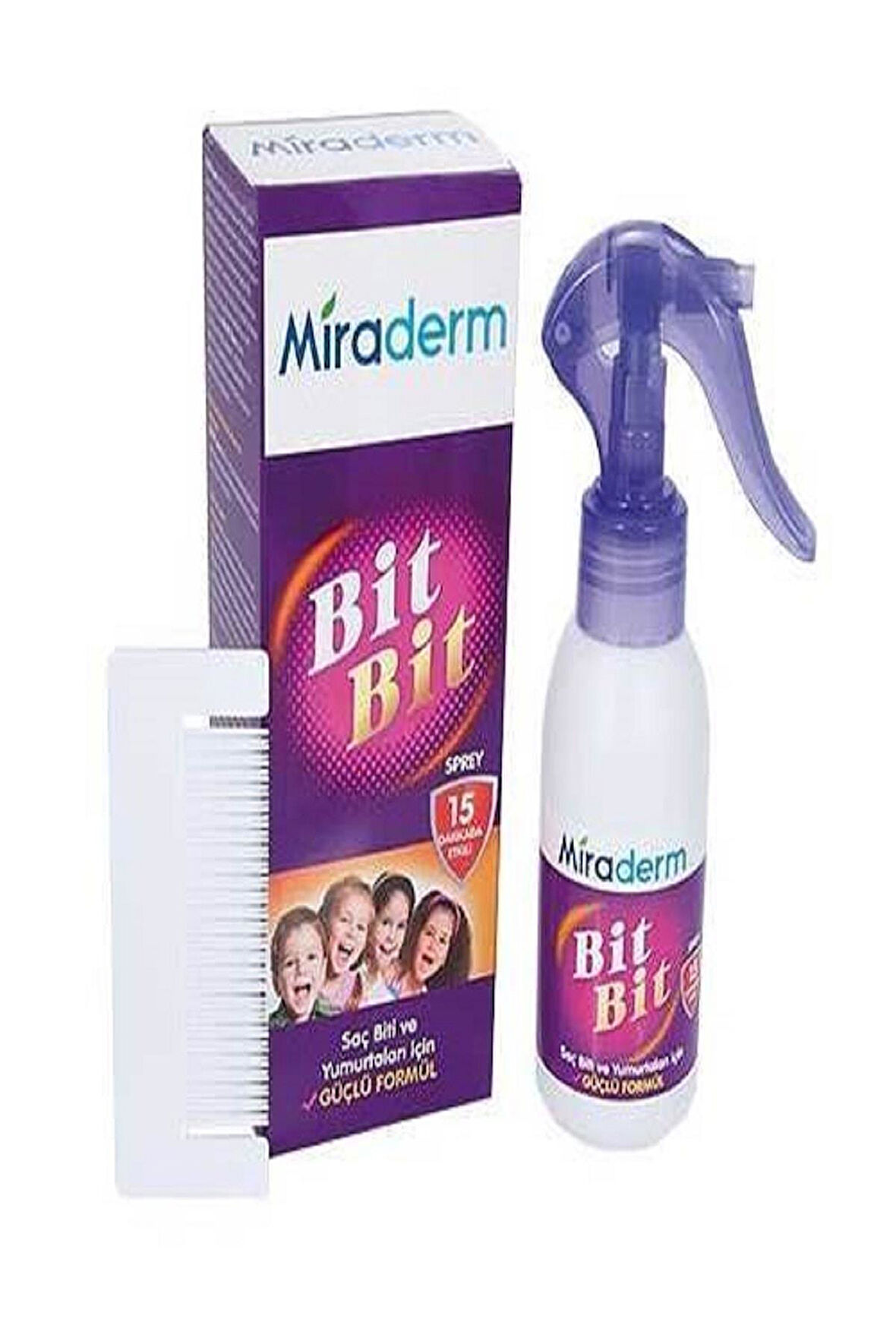 Miraderm Bit Bit Sprey Metal Tarak Hediyeli 100 Ml