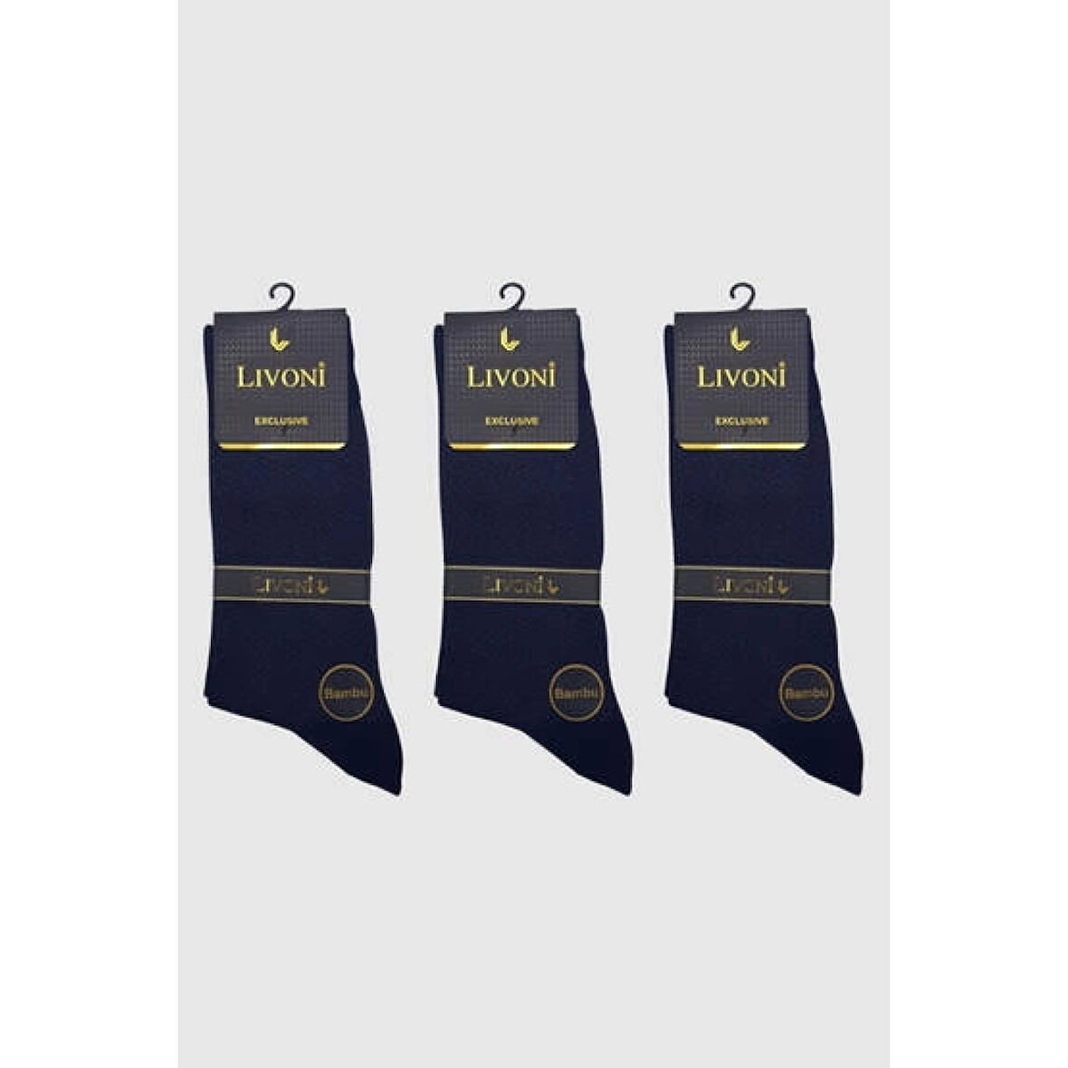 Livoni Dikişsiz Bambu Erkek Çorap