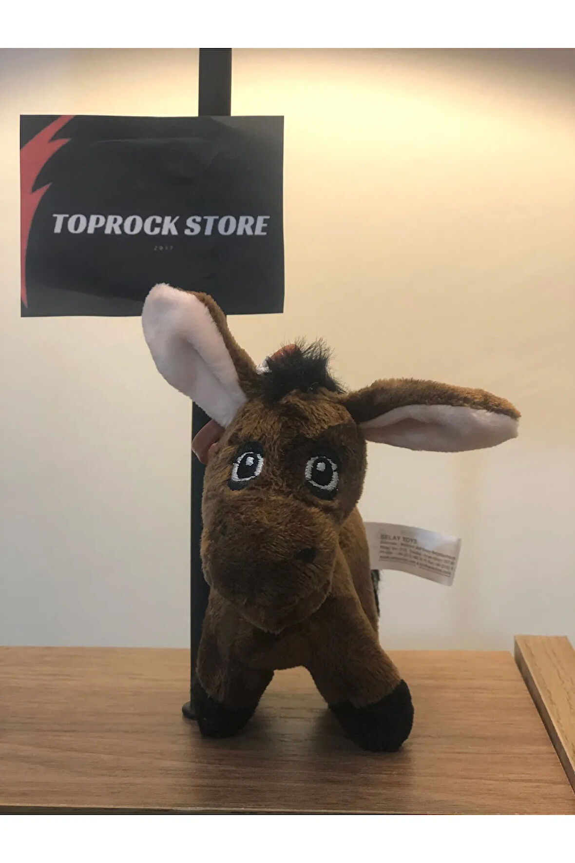 Sevimli Eşek Peluş Oyuncak Hediyelik Oyuncak Anahtarlık Uyku Arkadaşı 12 cm