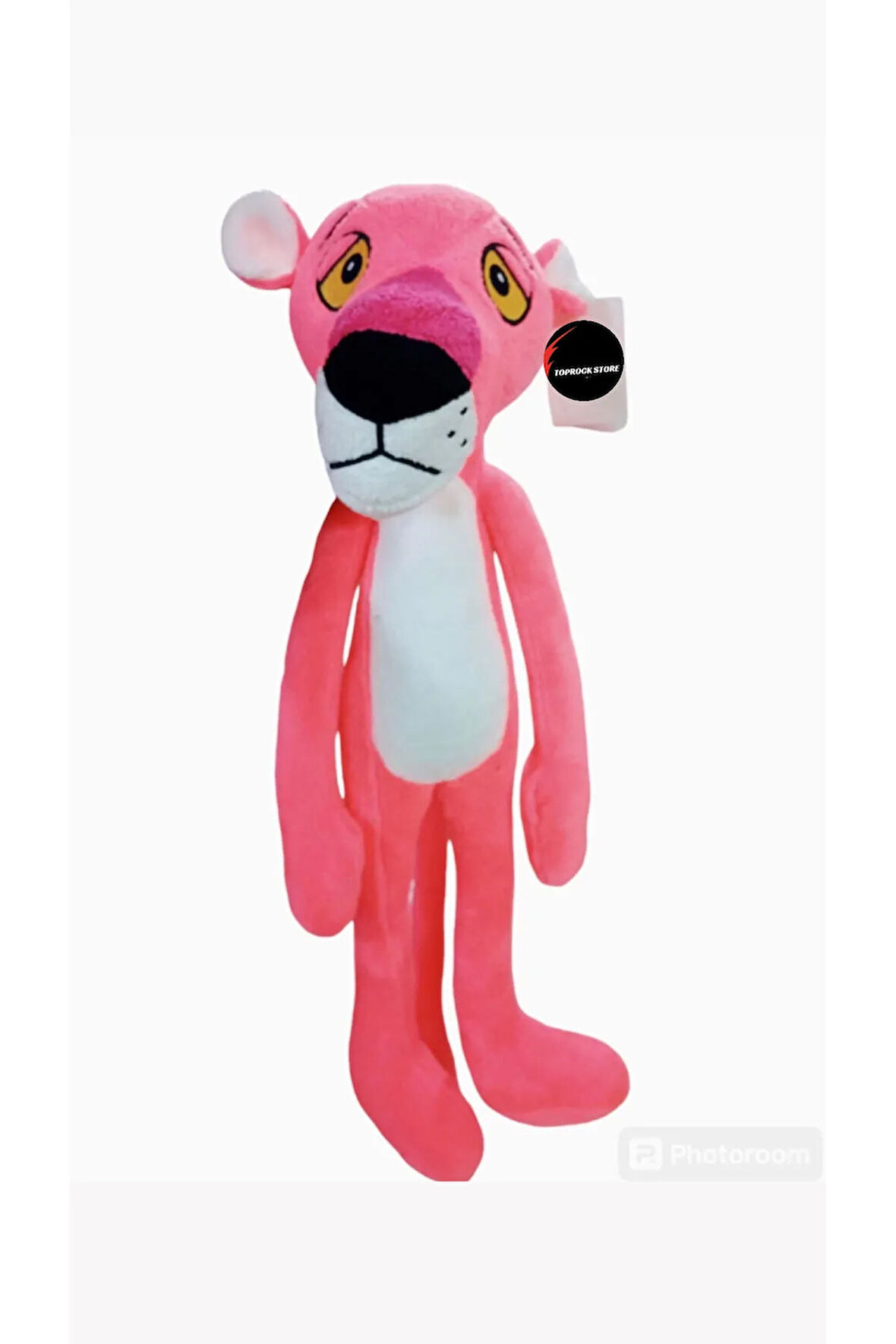 Sevimli Pembe Panter Peluş Oyuncak Uyku Arkadaşı Büyük Boy 70 cm