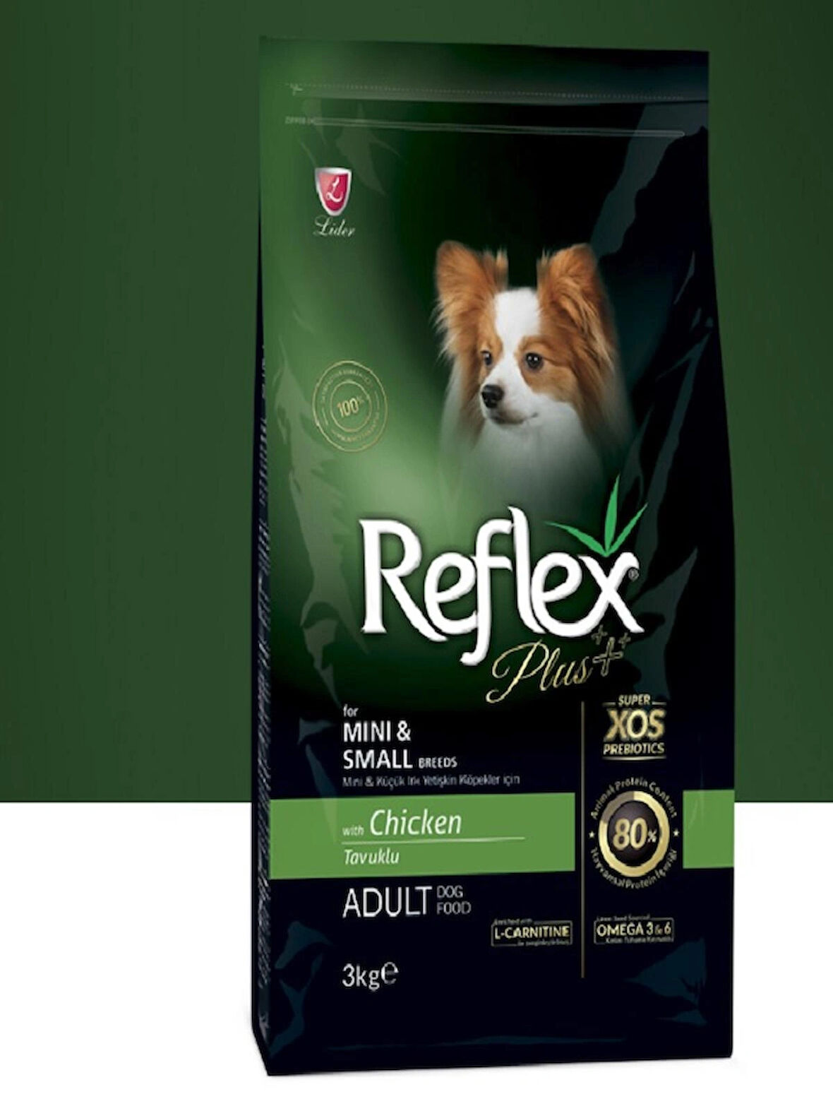 Reflex Plus Mini ve Küçük Irk Yetişkin Köpekler İçin Tavuklu Köpek Maması 3 Kg