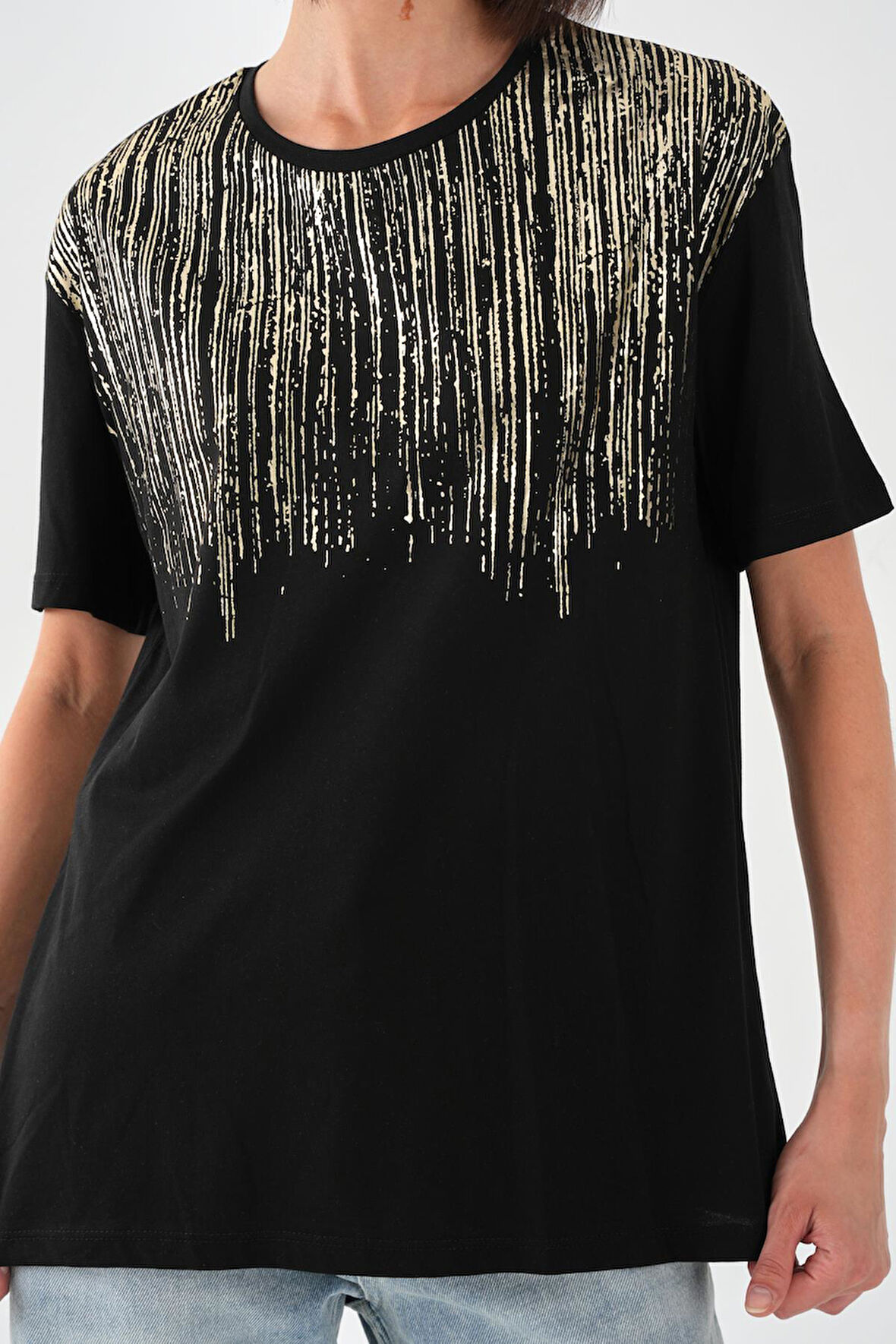 ALEXANDERGARDI Baskılı Bisiklet Yaka T-shirt