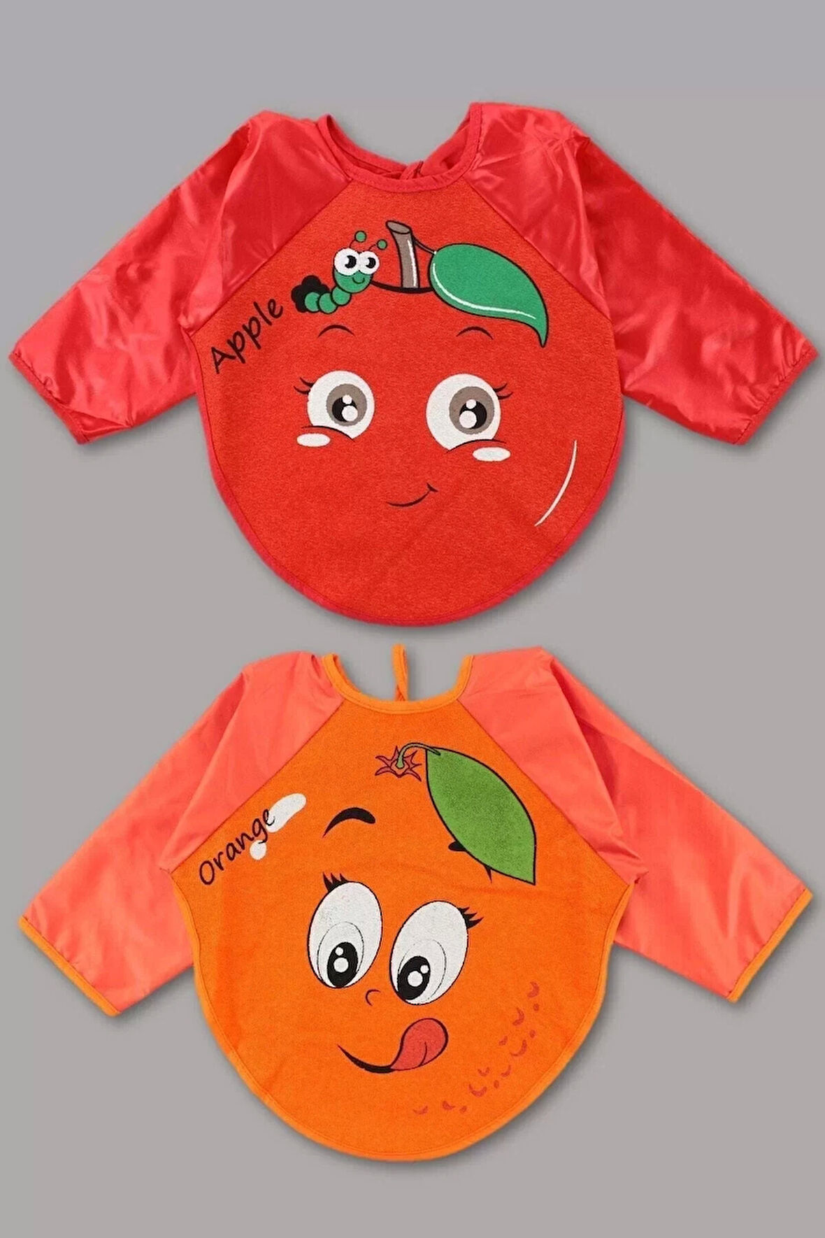 Eterella Mevye Desenli Giyilebilen Bebek Önlüğü