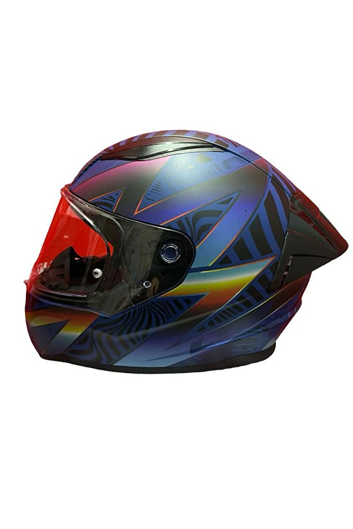 RAPID 2 RACE OPTIK MAT MAVİ-MOR KASK++SPOİLER