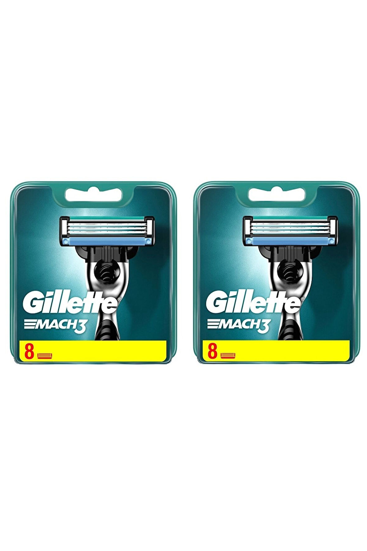 Mach 3 Yedek Tıraş Bıçağı 8'li X 2 Paket