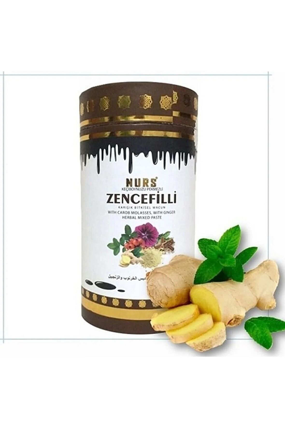 Zencefilli Karışık Bitkisel Macun 400 Gr