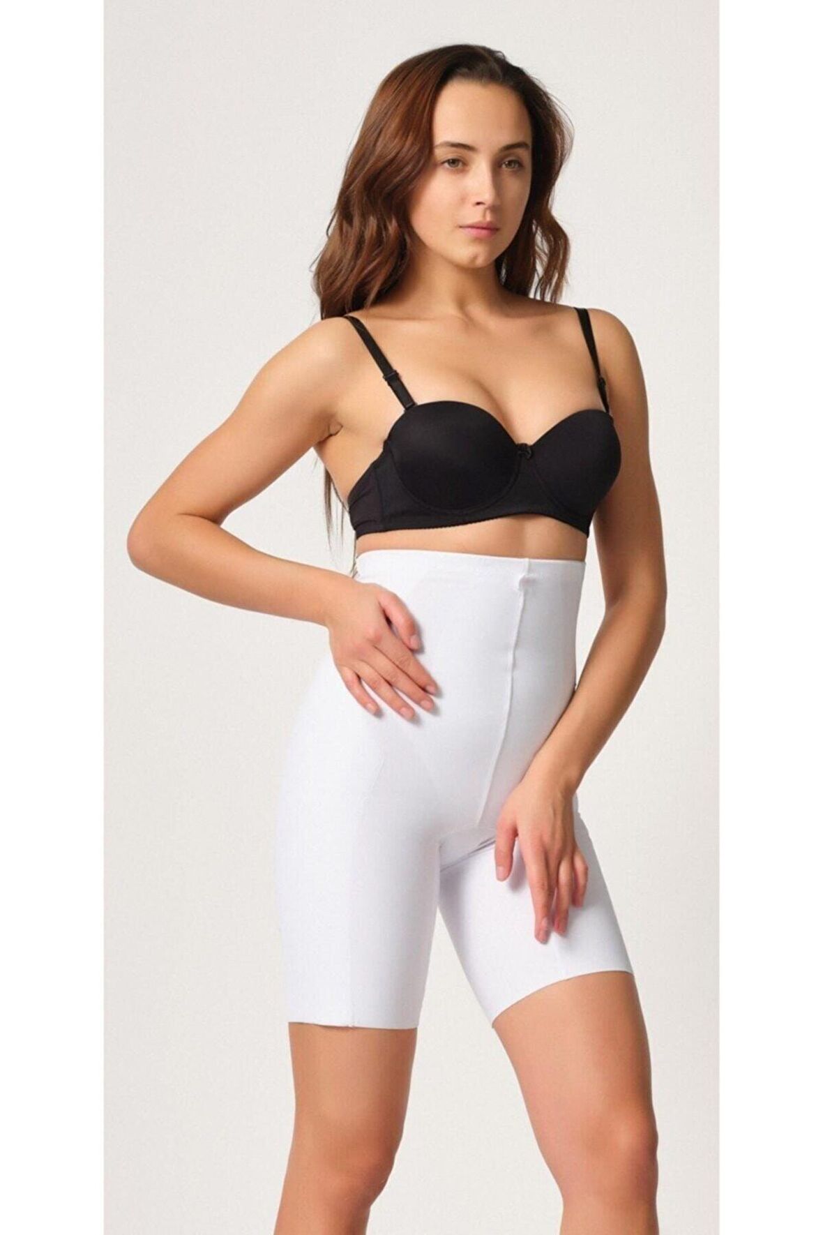 Kadın Mide Ve Basen Toparlayıcı Uzun Paçalı Double Lazer Korse