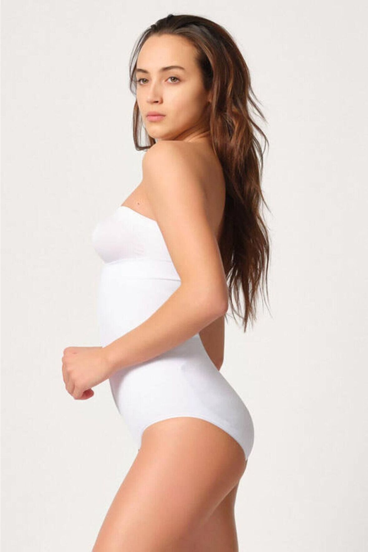 Önden Agraflı Di.kişsiz Yüksek Bel Slip Korse