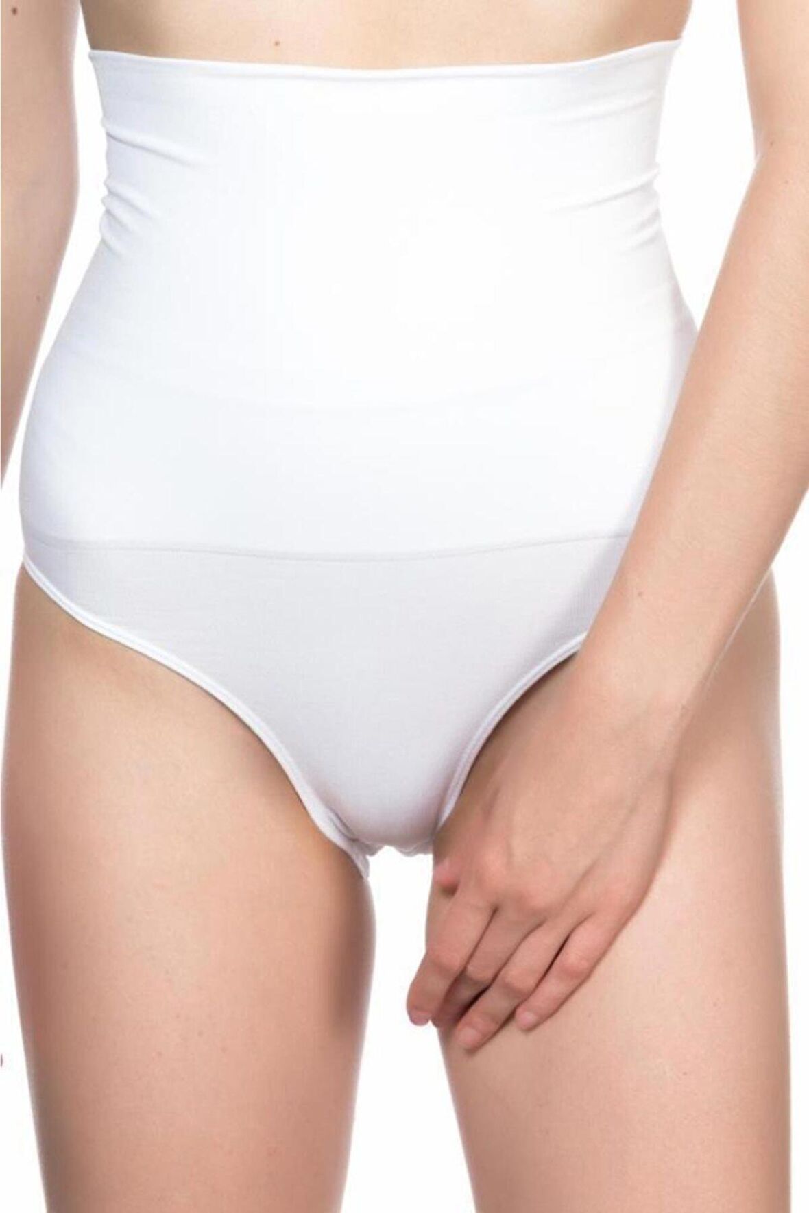 Kadın Dikişsiz Alttan Çıtçıtlı Çift Kat Slip Korse 2019