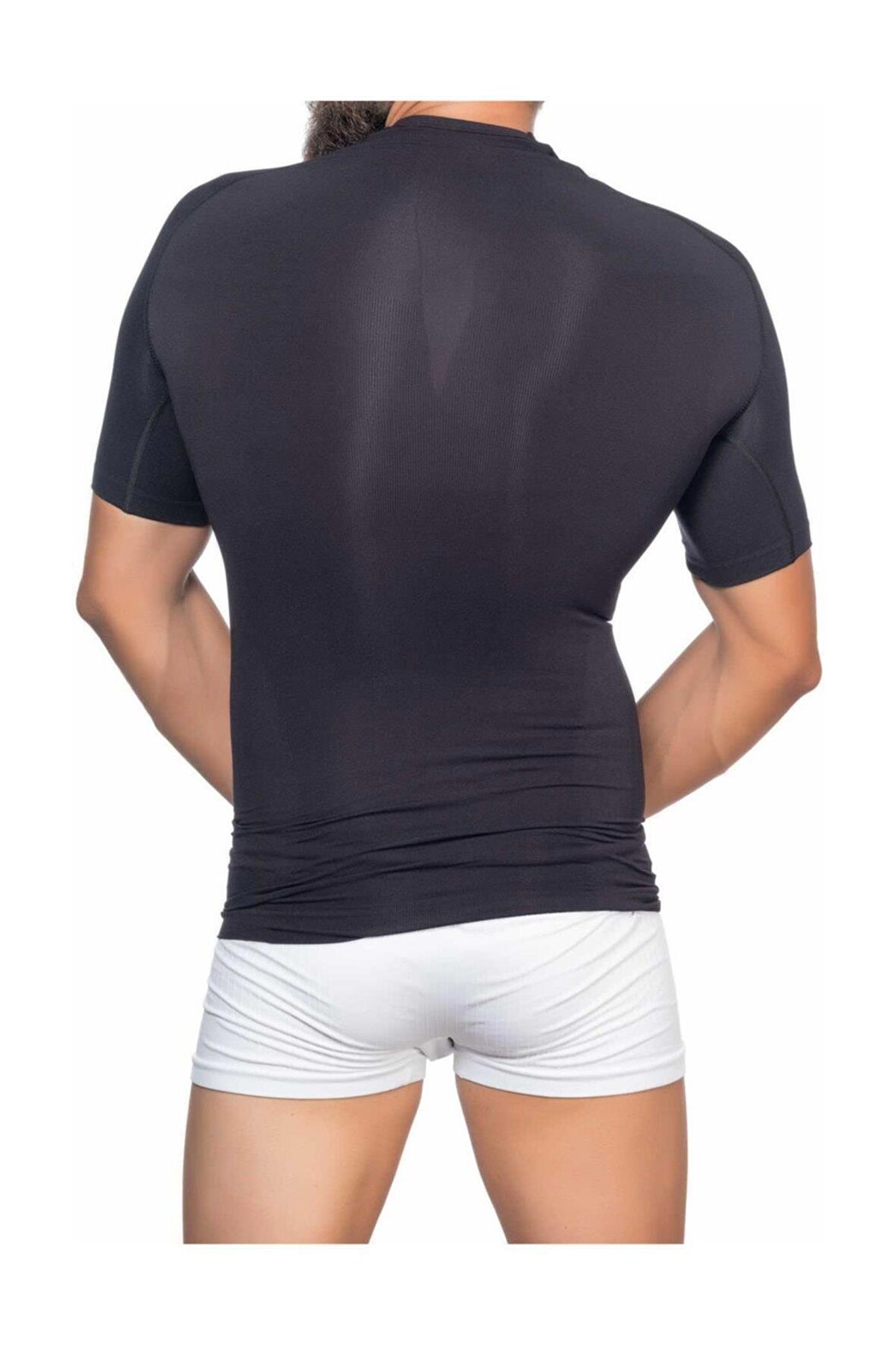 Dikişsiz Yarım Kol Erkek Atlet Korse E1010