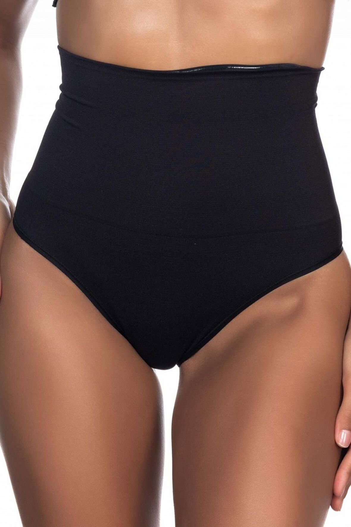 Siyah Çift Kat İz Yapmaz Külot Korse 2039