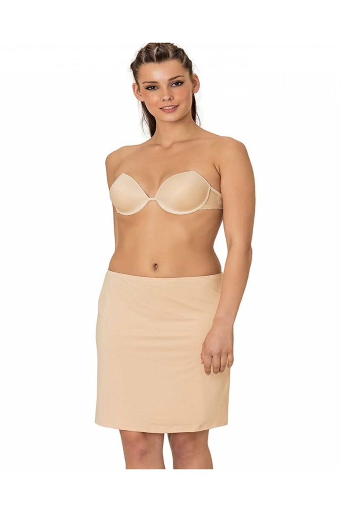 Midi Uzun Jüpon Ten 506t