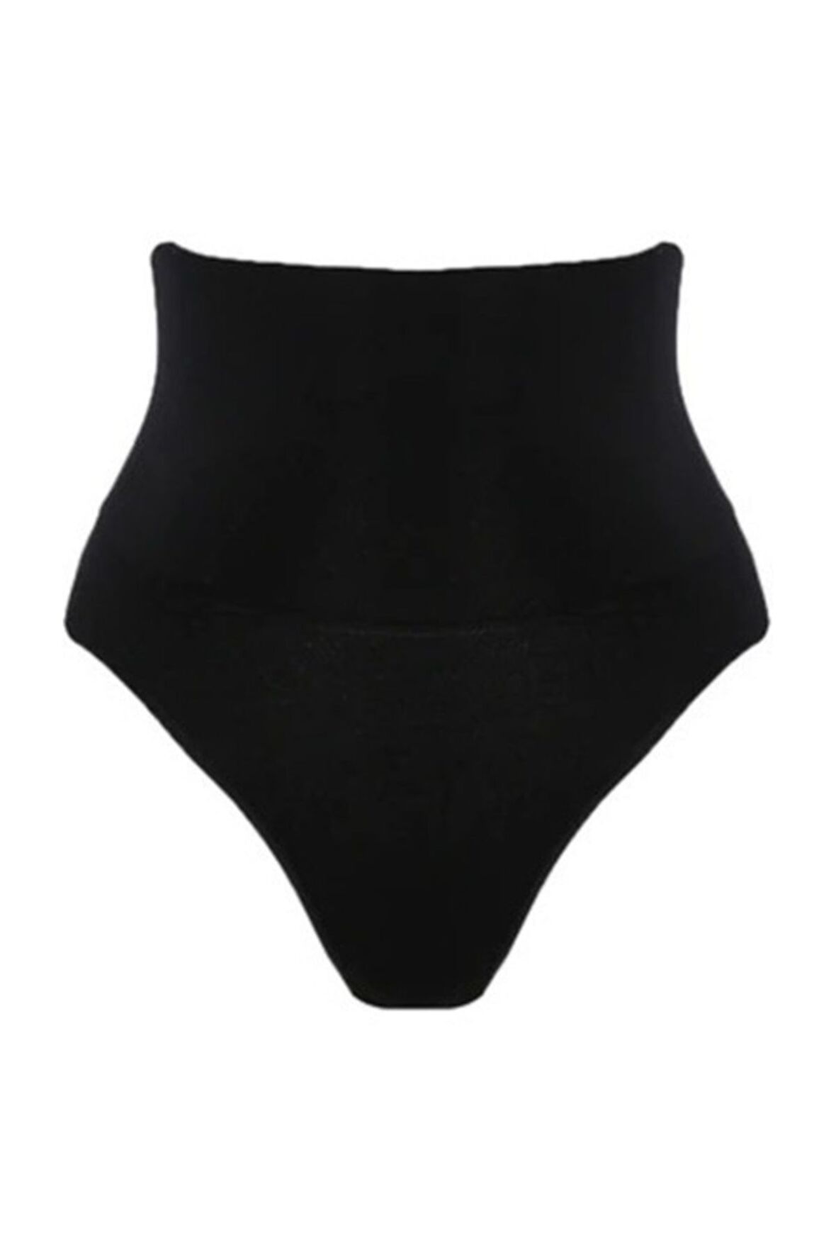 Düşük Bel Çift Kat Külot Korse Siyah 2021