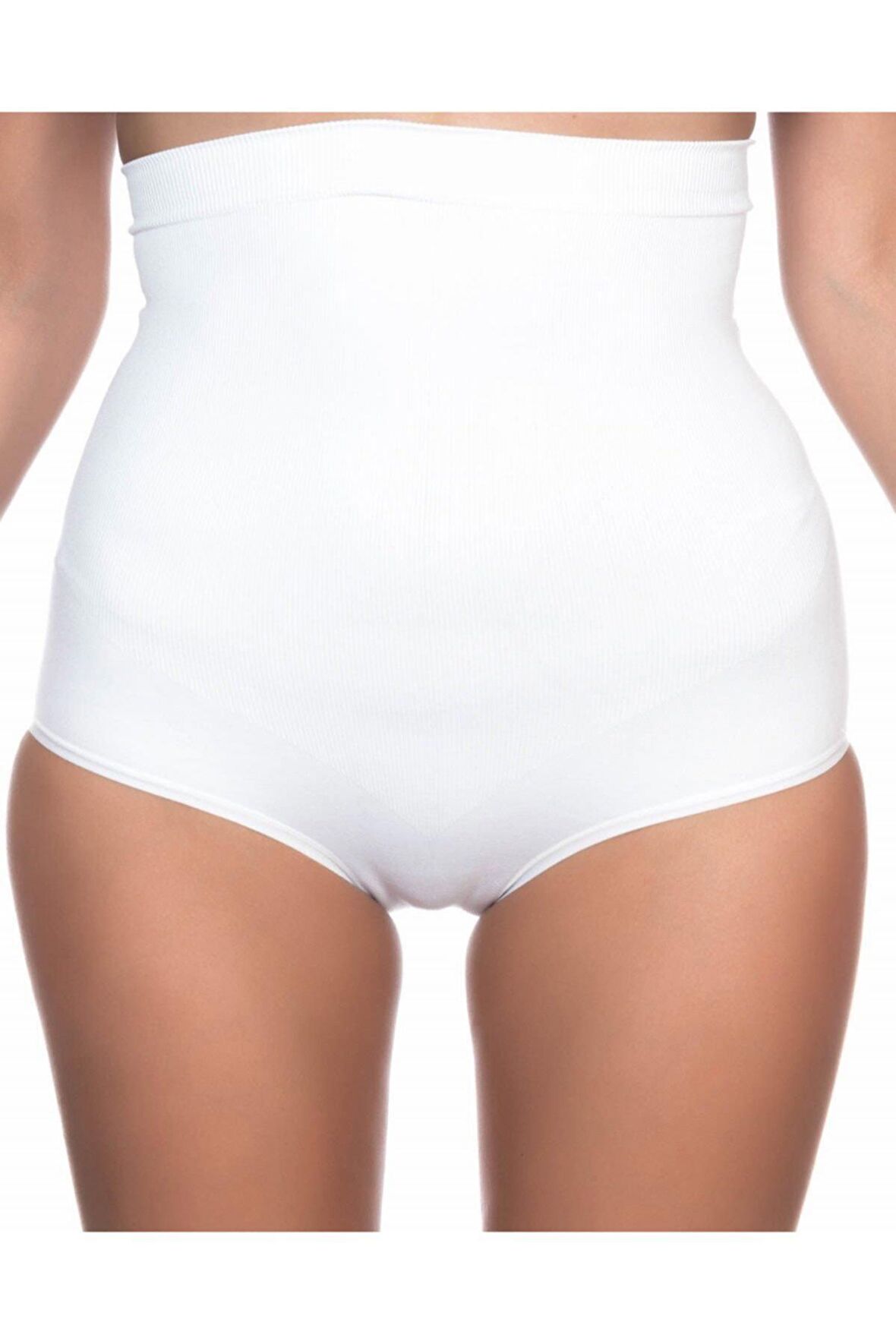 Beyaz Yüksek Bel Külot Korse 2008b
