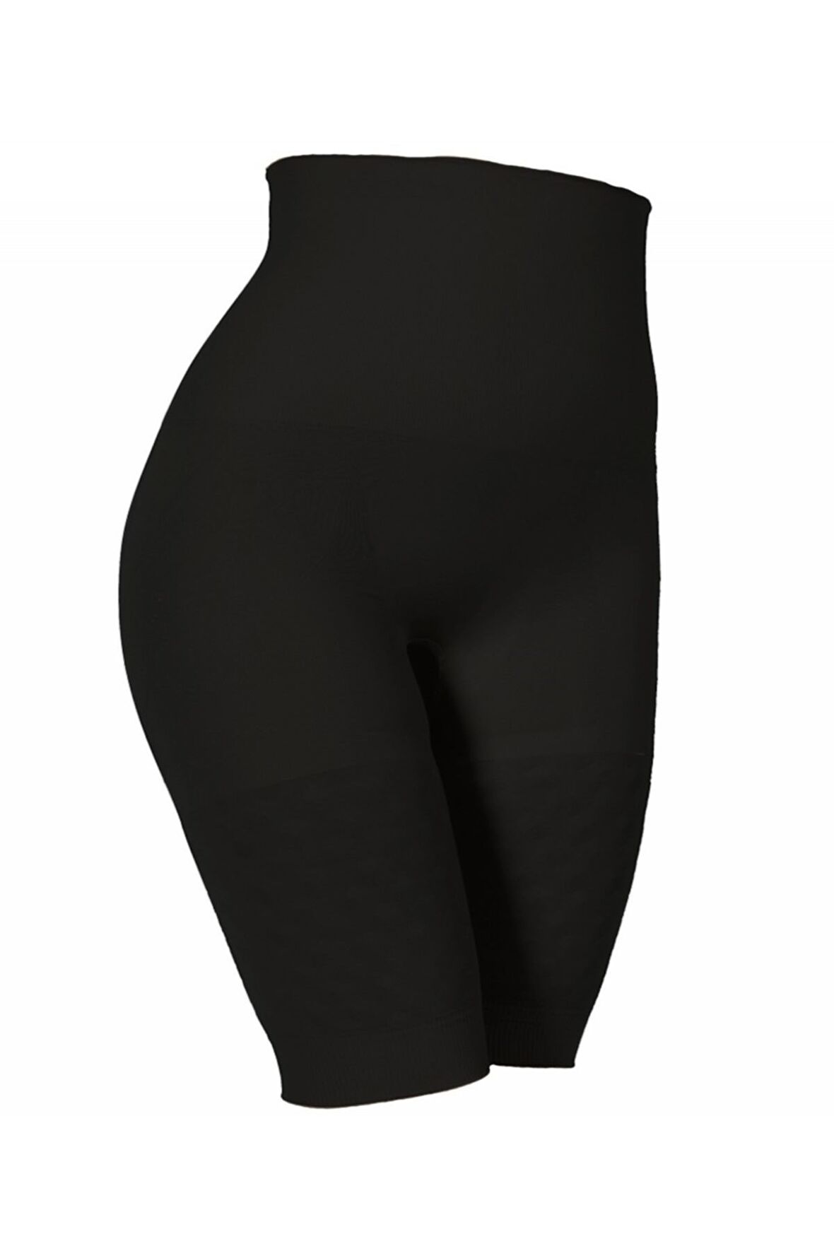 Kadın Yüksel Bel Çift Kat Kalça Karın Toparlayıcı Korse Siyah