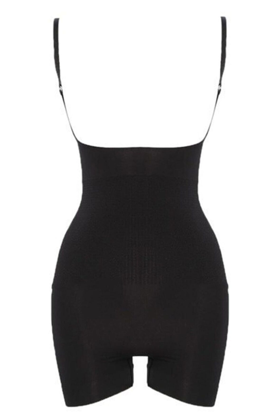 Kadın Siyah  Göğsü Açık Paçalı Boy Korse 2058s