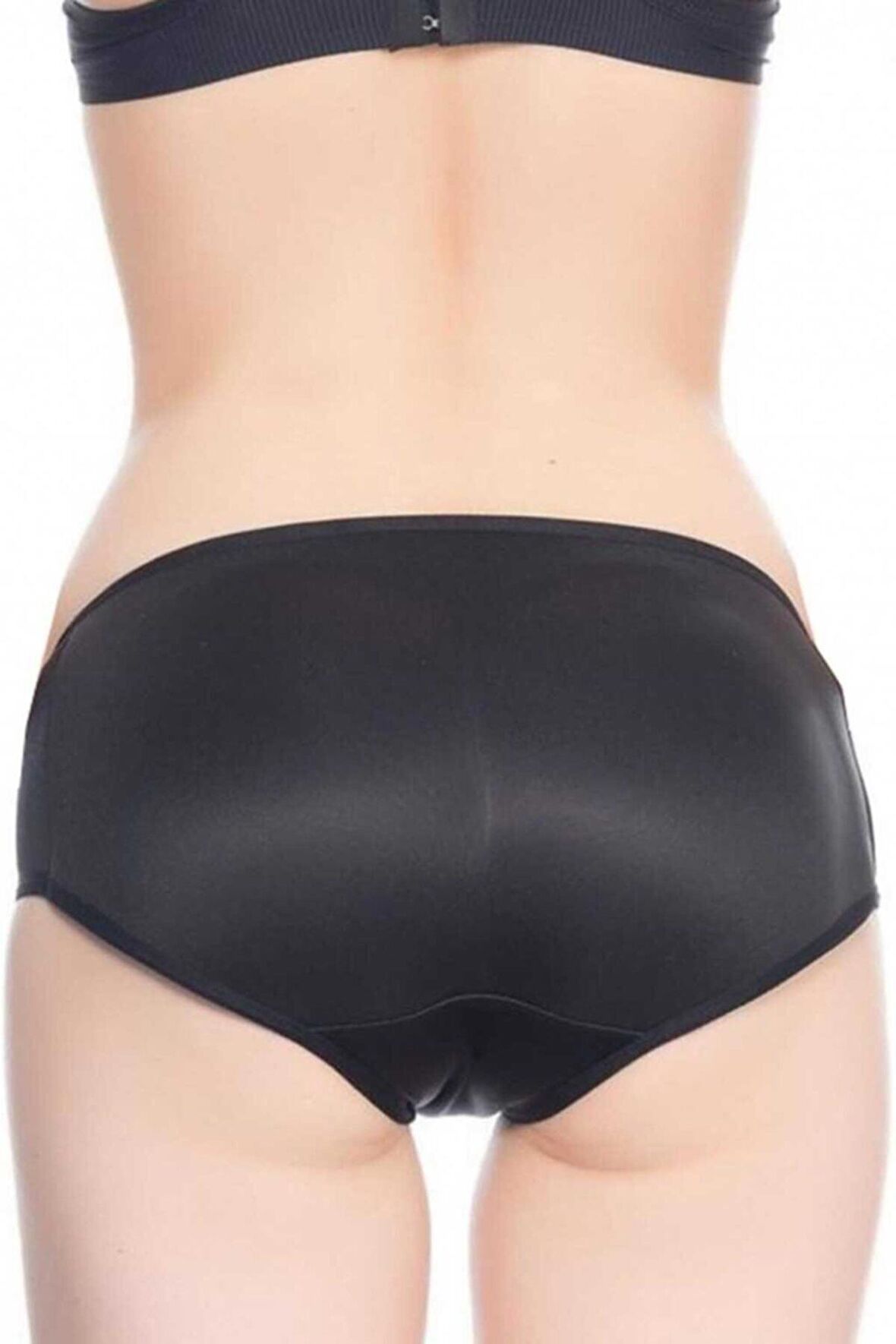 Toparlayıcı Slip Pop Up Külot Korse Siyah 2001s