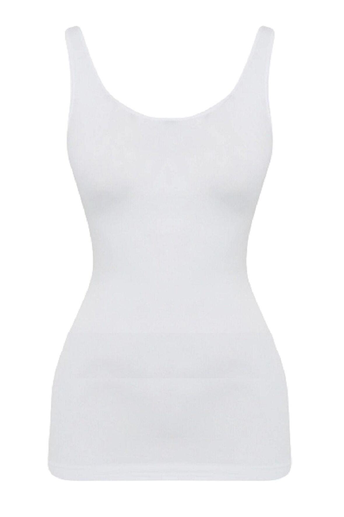 Kadın Beyaz Toparlayıcı Korse Atlet 5010