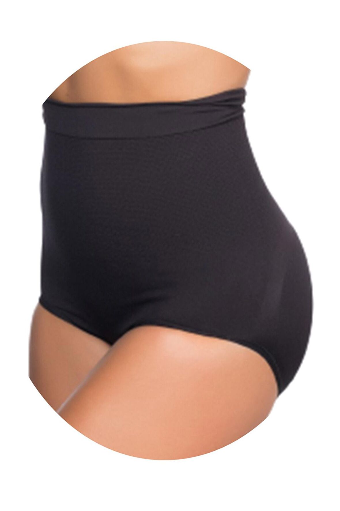 Kadın Siyah İz Yapmaz Slip Korse 2057s