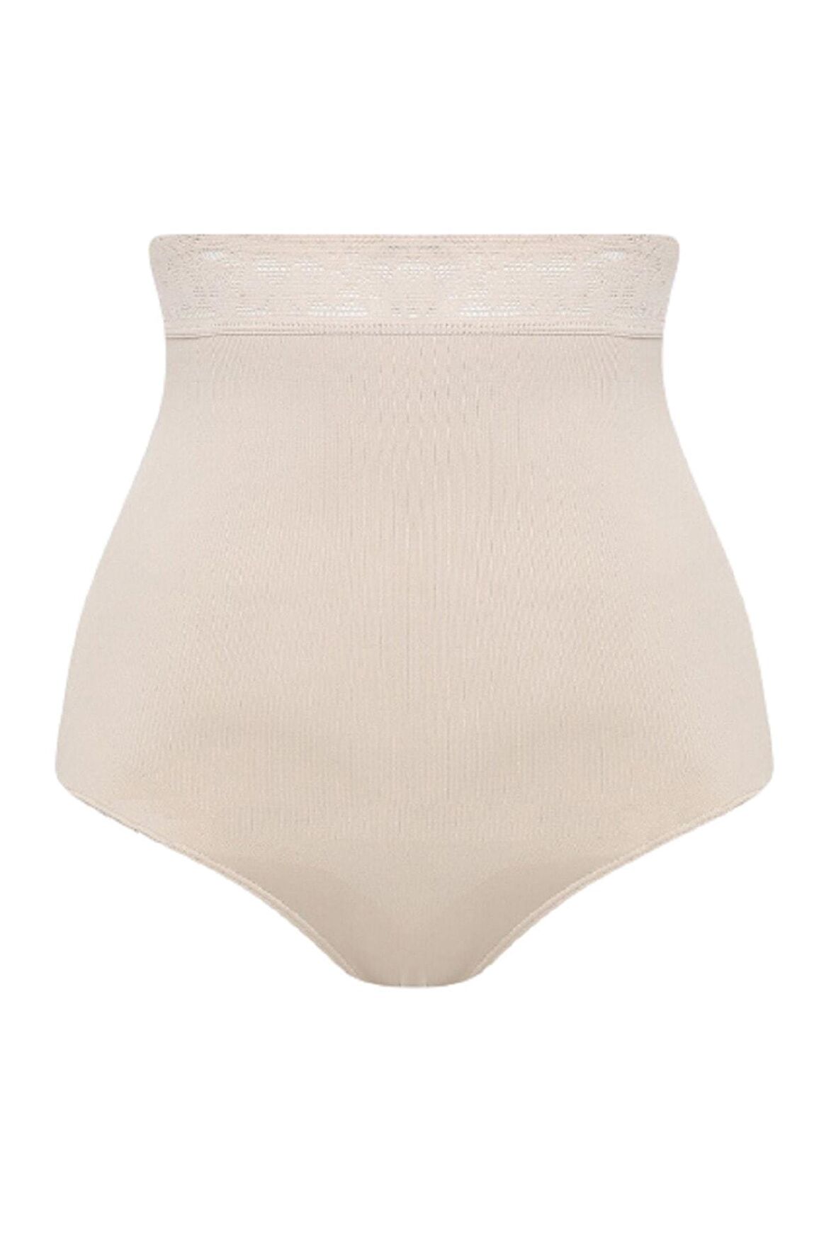 Kadın Ten Seamless Beli Dantelli Slip Korse 2028