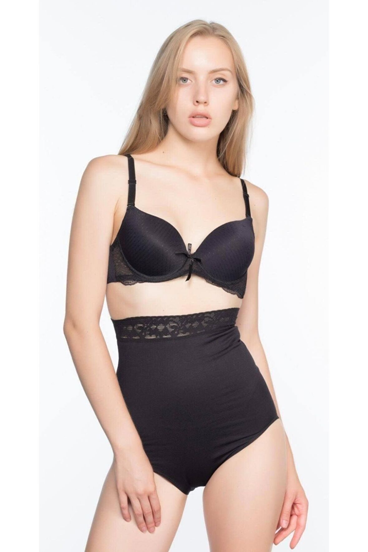Kadın Seamless Beli Dantel Slip Korse