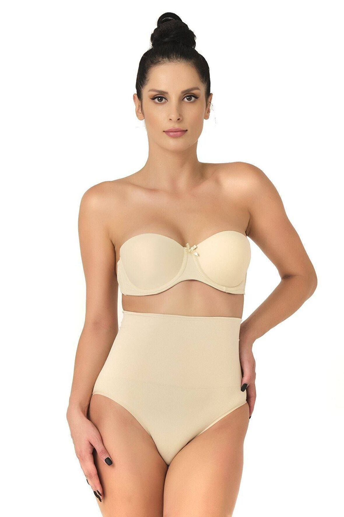 Kadın Ten Seamless Duoble Iz Yapmaz Slip Korse