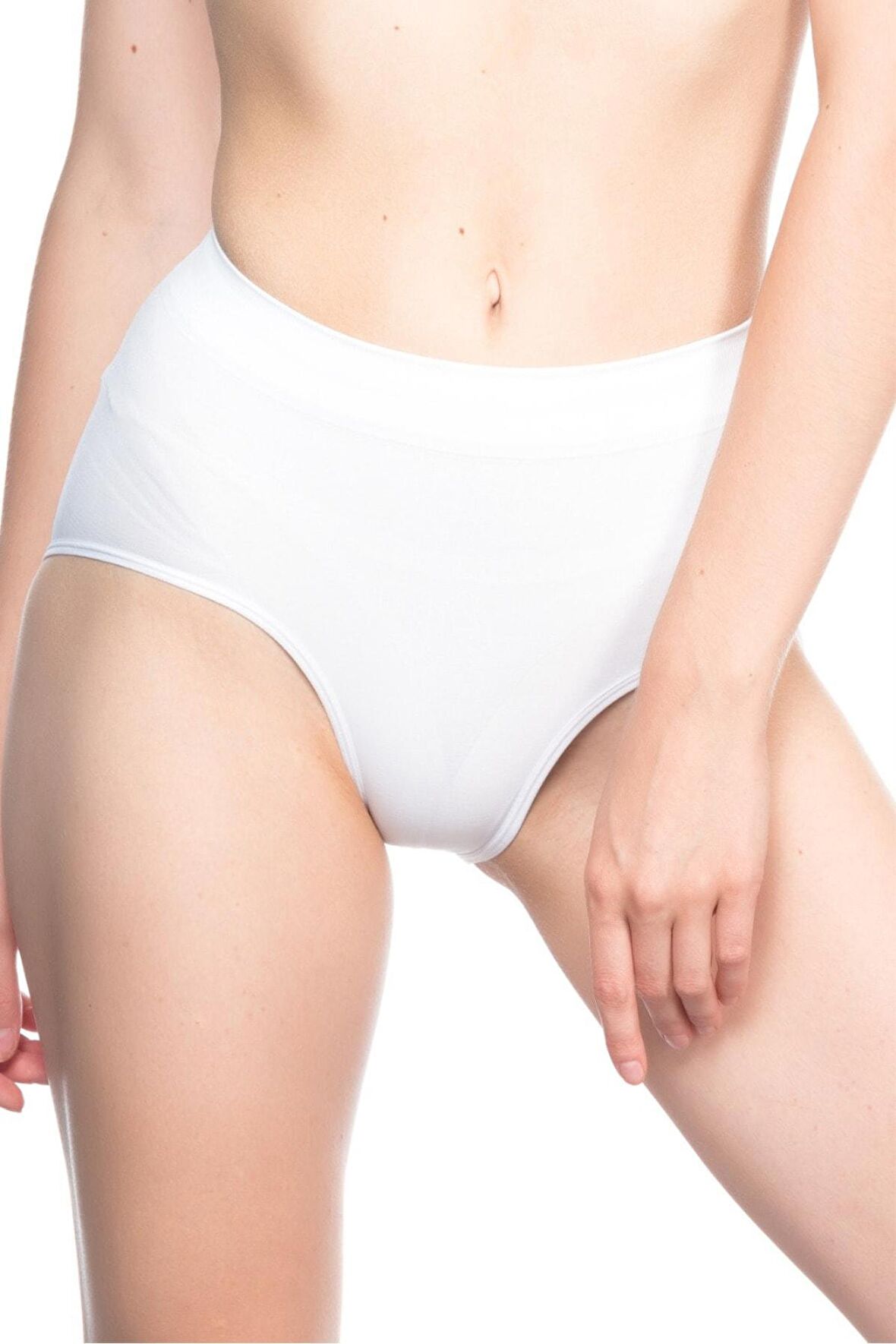 Beyaz Mı 7025 Ince Düşük Bel Slip Korse