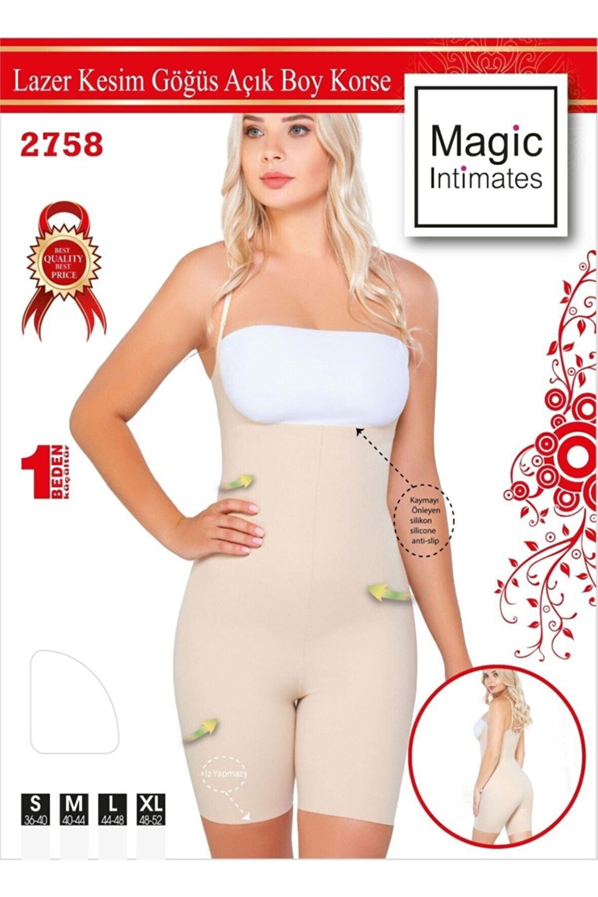 Lazer Kesim Göğsü Açık Boy Korse Mı 2758