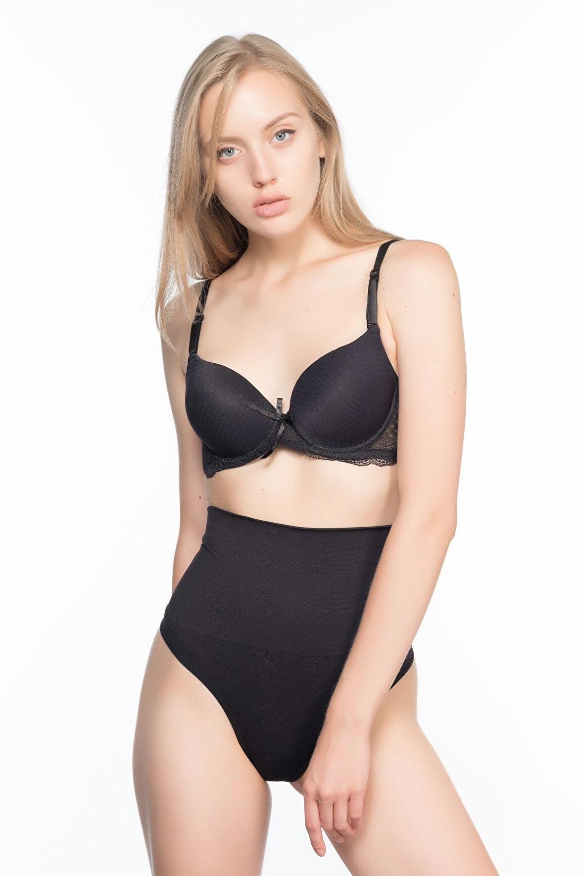 Double String Korse Siyah