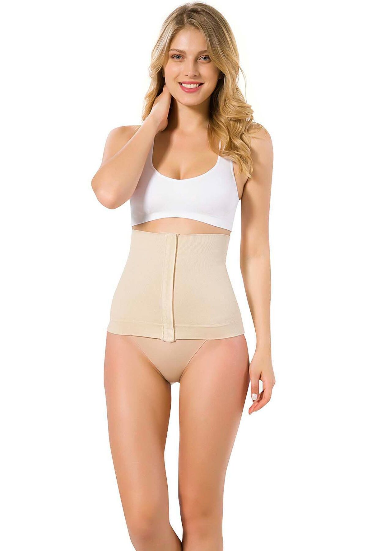 Kadın Bej Double Bel Korse 2025