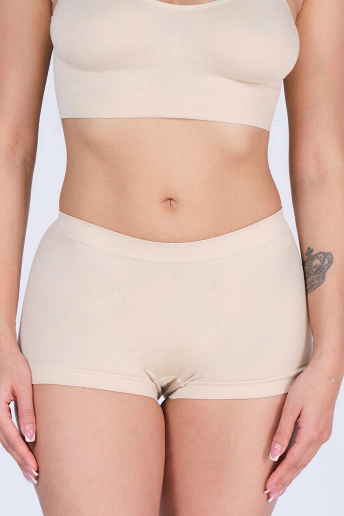 Toparlayıcı Seamless Boxer Korse 3000 Ten