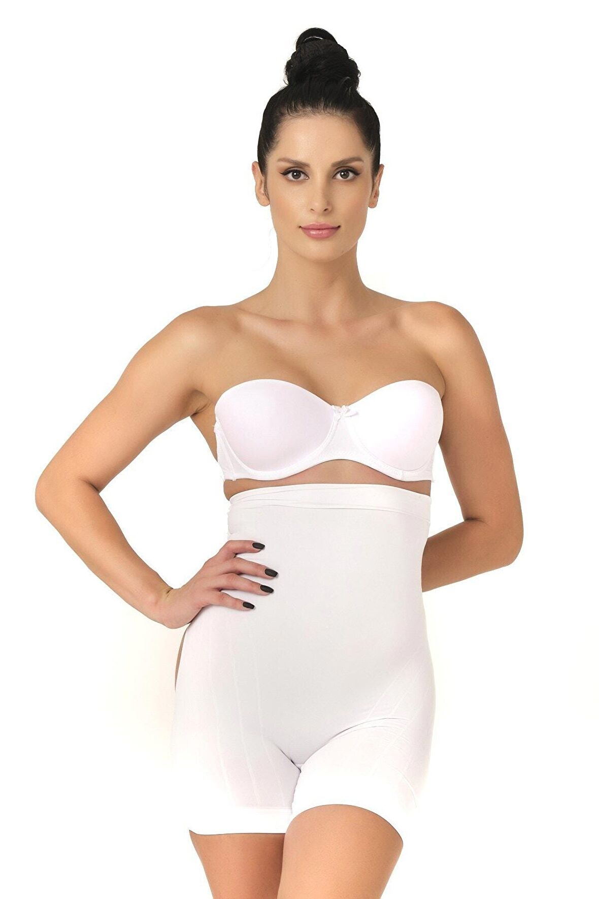 Seamless Popo Açık Yüksek Bel Boxer Korse 2033