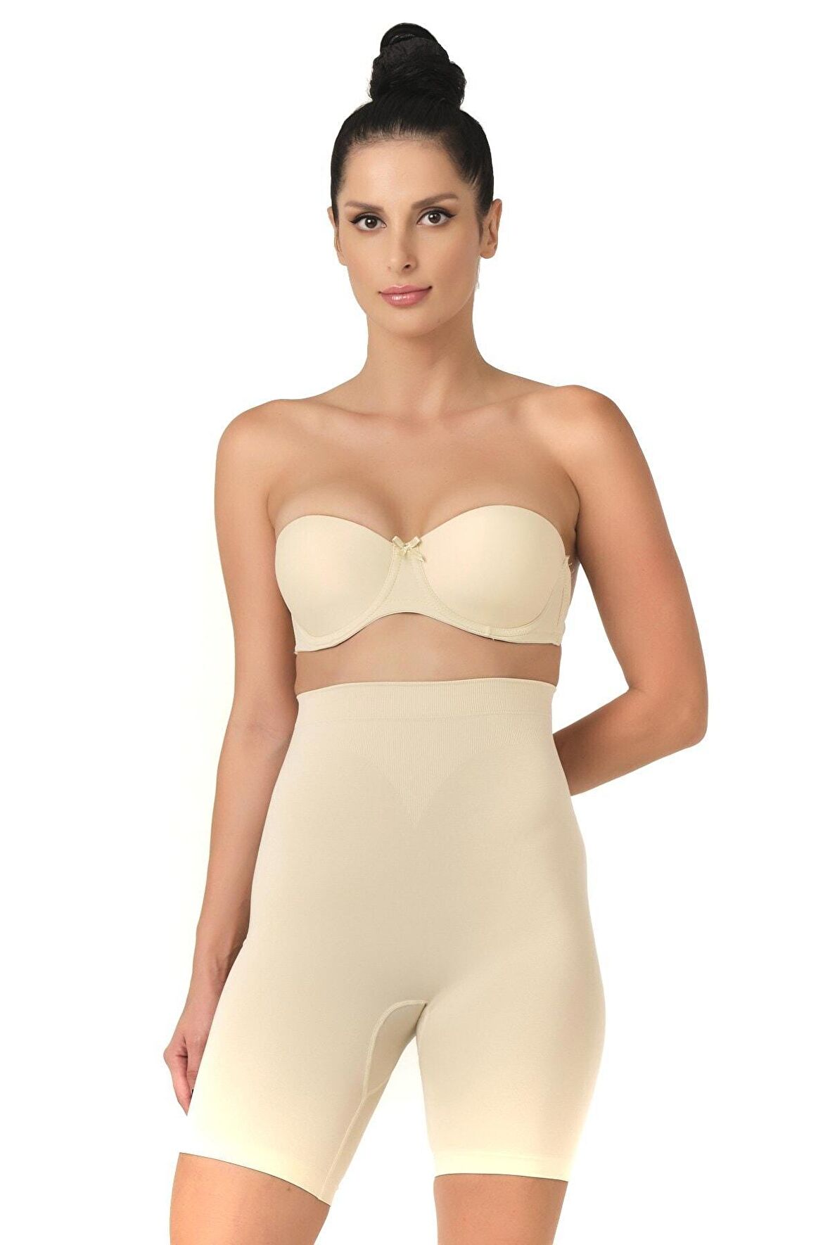 Seamless Uzun Paça Boxer Korse 3005 Ten